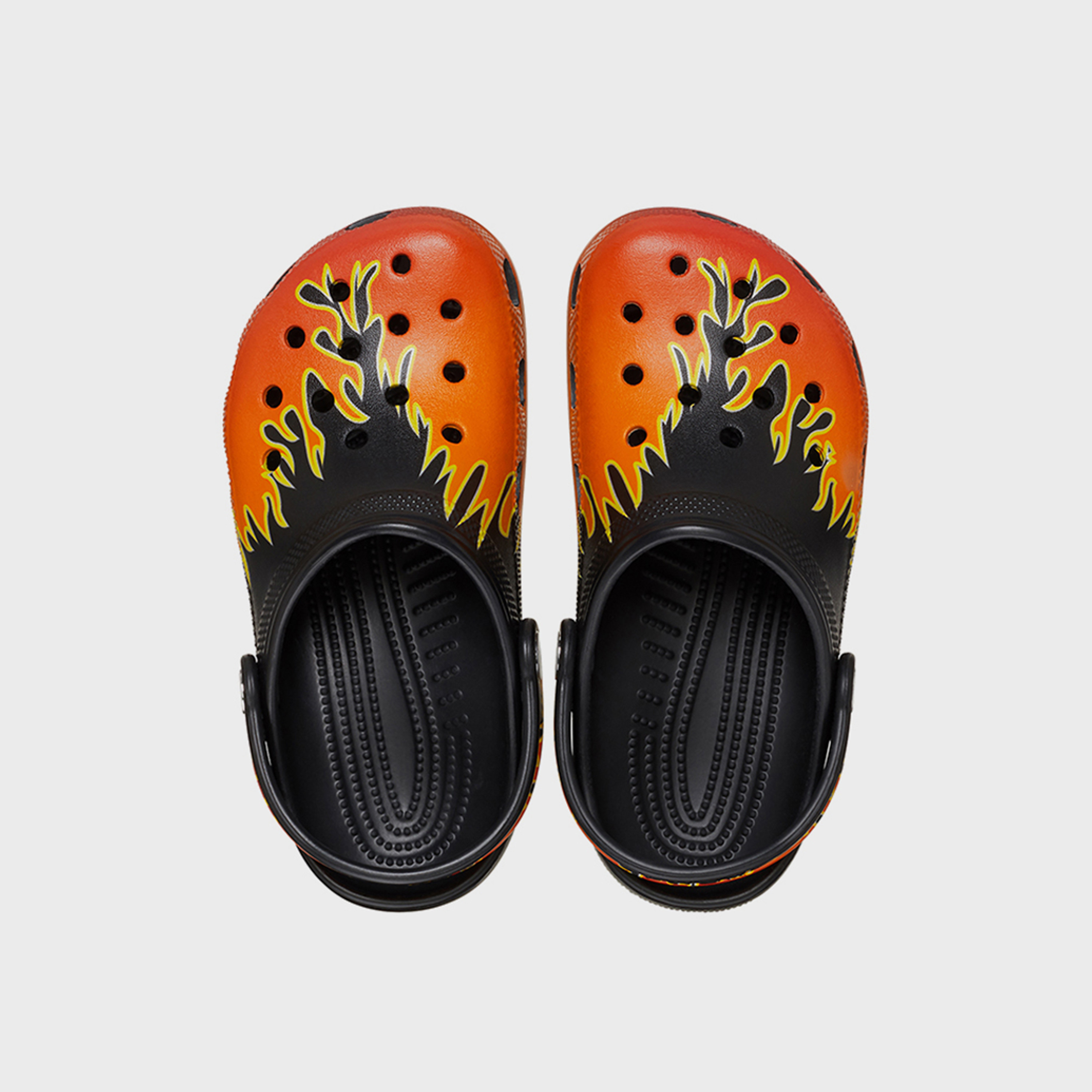 Crocs Kid's Slip-On Classic Flames Clogs | 210993-0C4-boys-shoes-sandals-image-2