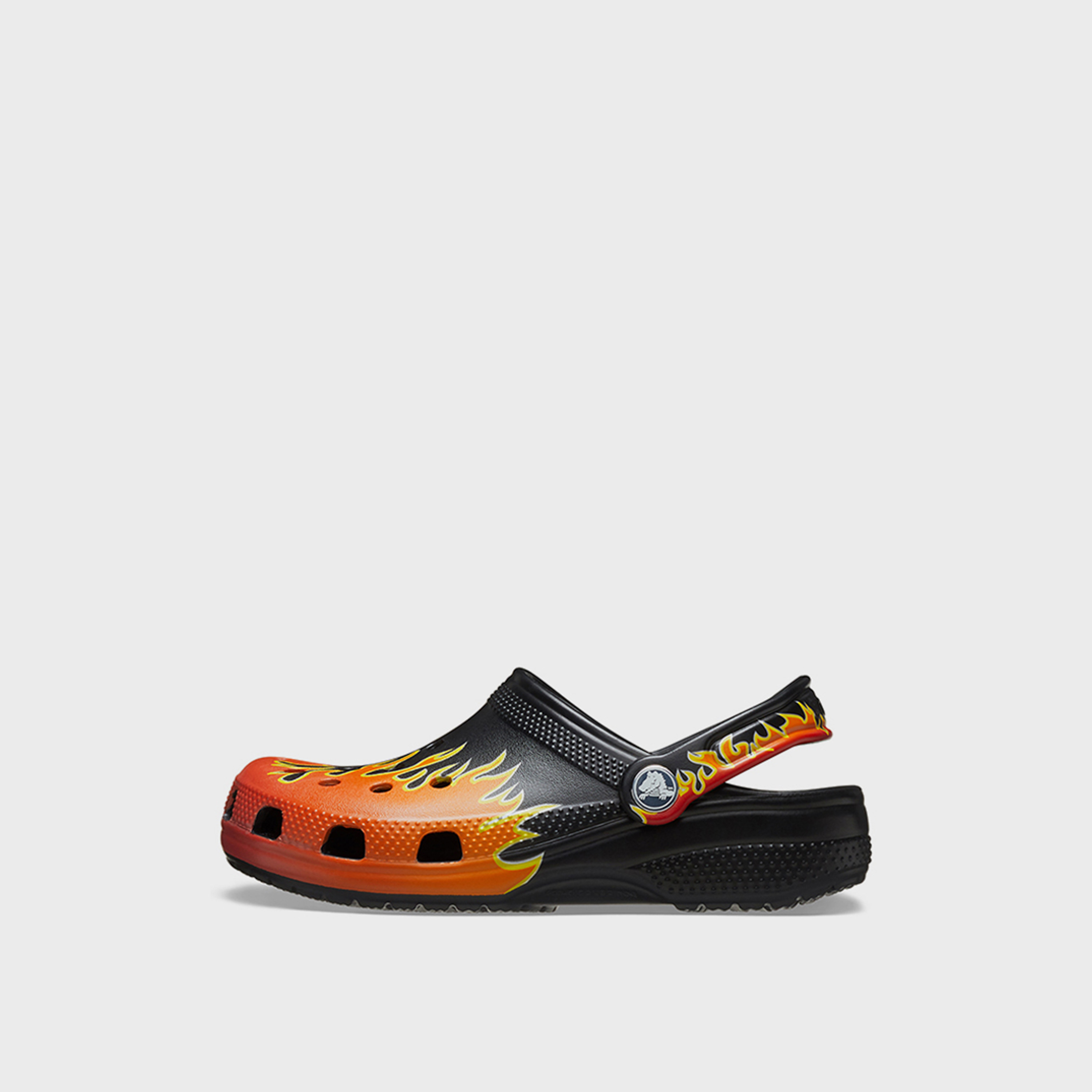Crocs Kid's Slip-On Classic Flames Clogs | 210993-0C4-boys-shoes-sandals-image-6
