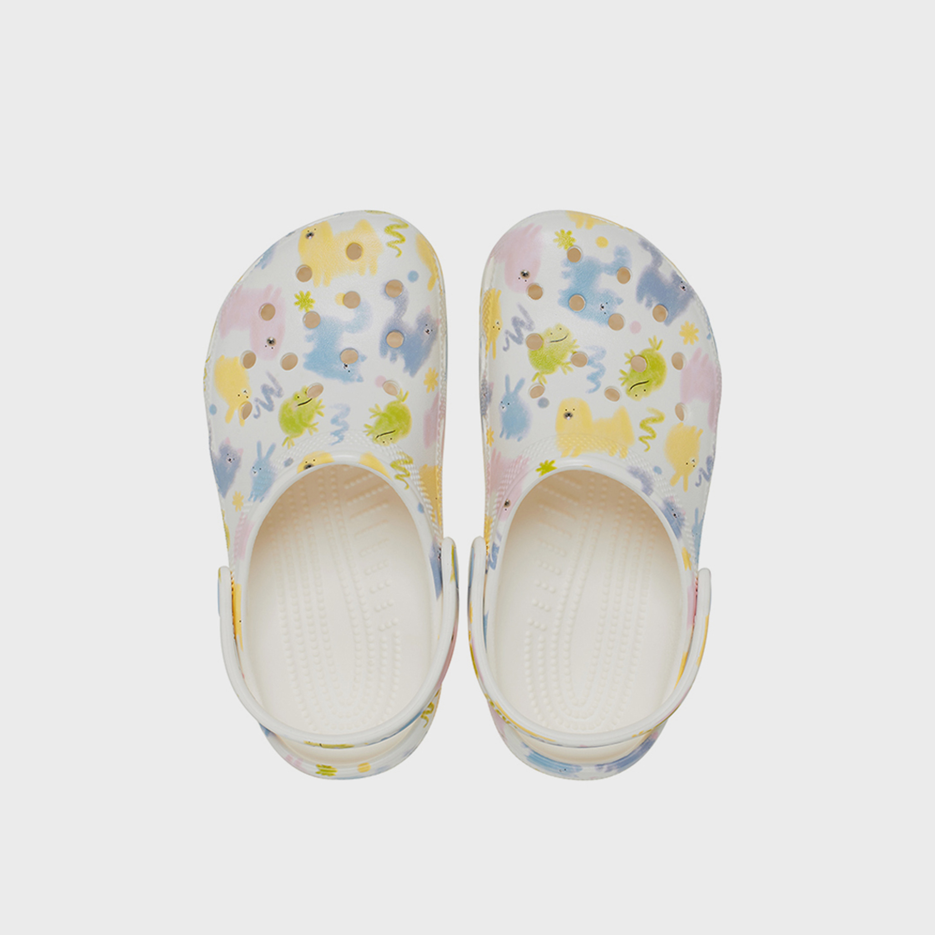 Crocs Kid's Slip On Classic Pastel Pets K Clogs | 210995-0WV-women-shoes-sandals-flats-image-2