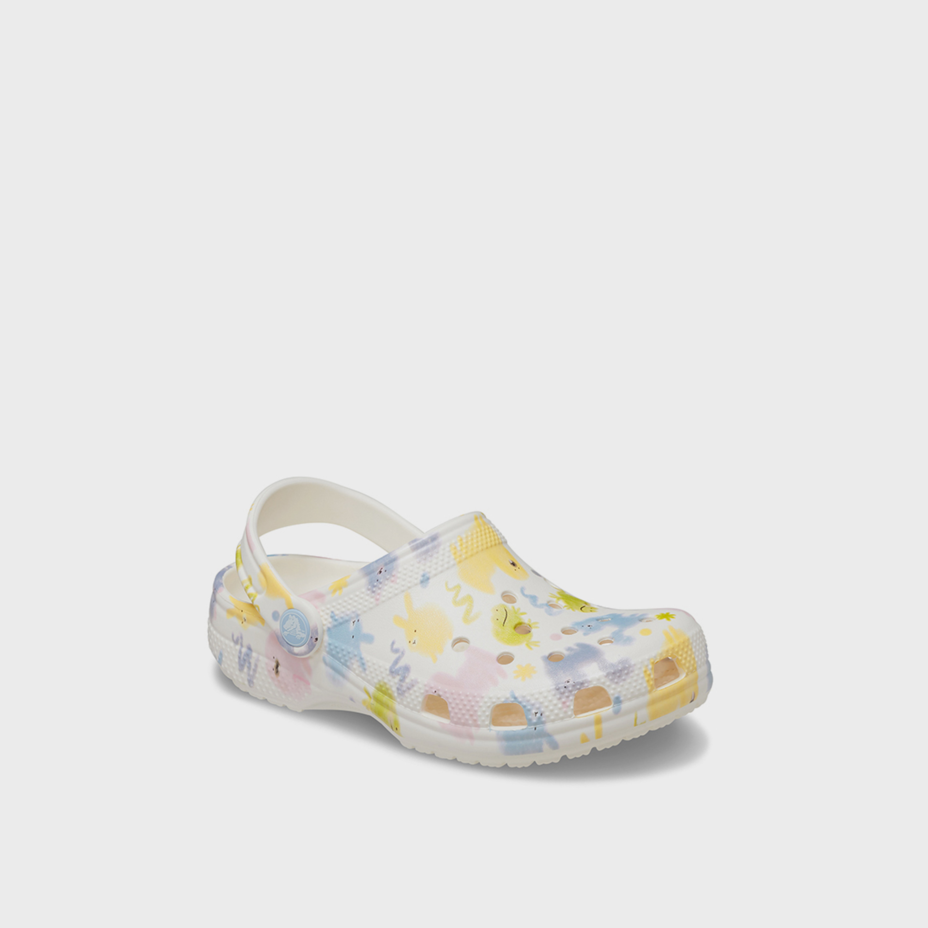Crocs Kid's Slip On Classic Pastel Pets K Clogs | 210995-0WV-women-shoes-sandals-flats-image-3