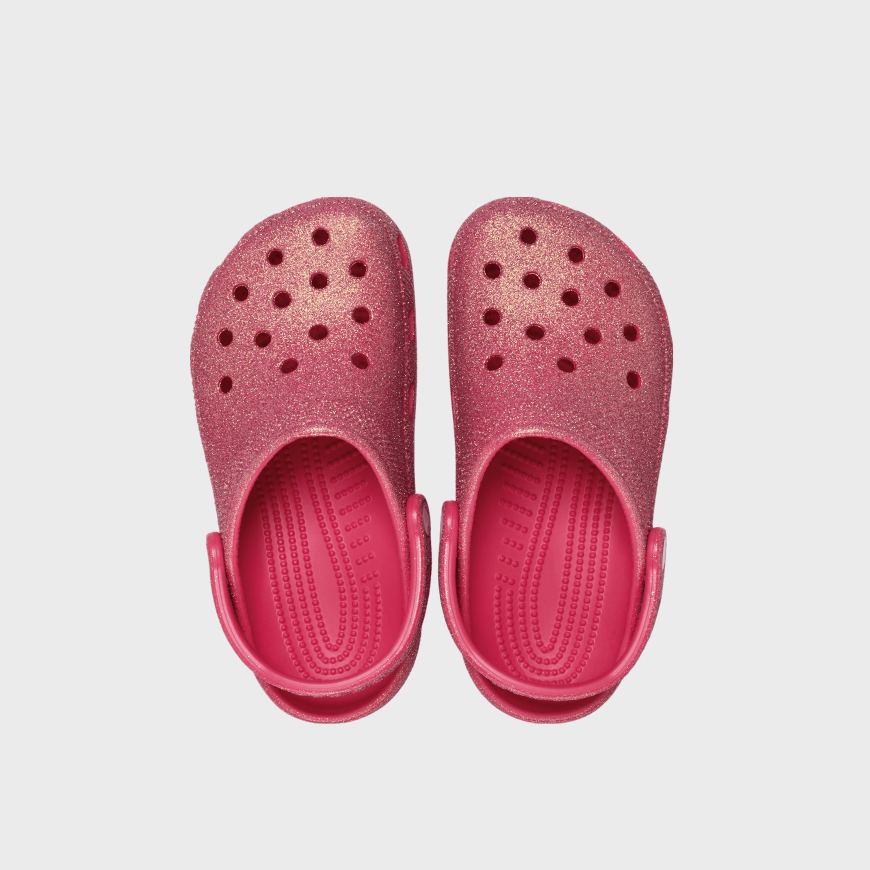 Crocs Unisex Slip On Classic Iridescent Glitter Clogs | 211005-6ZQ-women-shoes-sandals-flats-image-2
