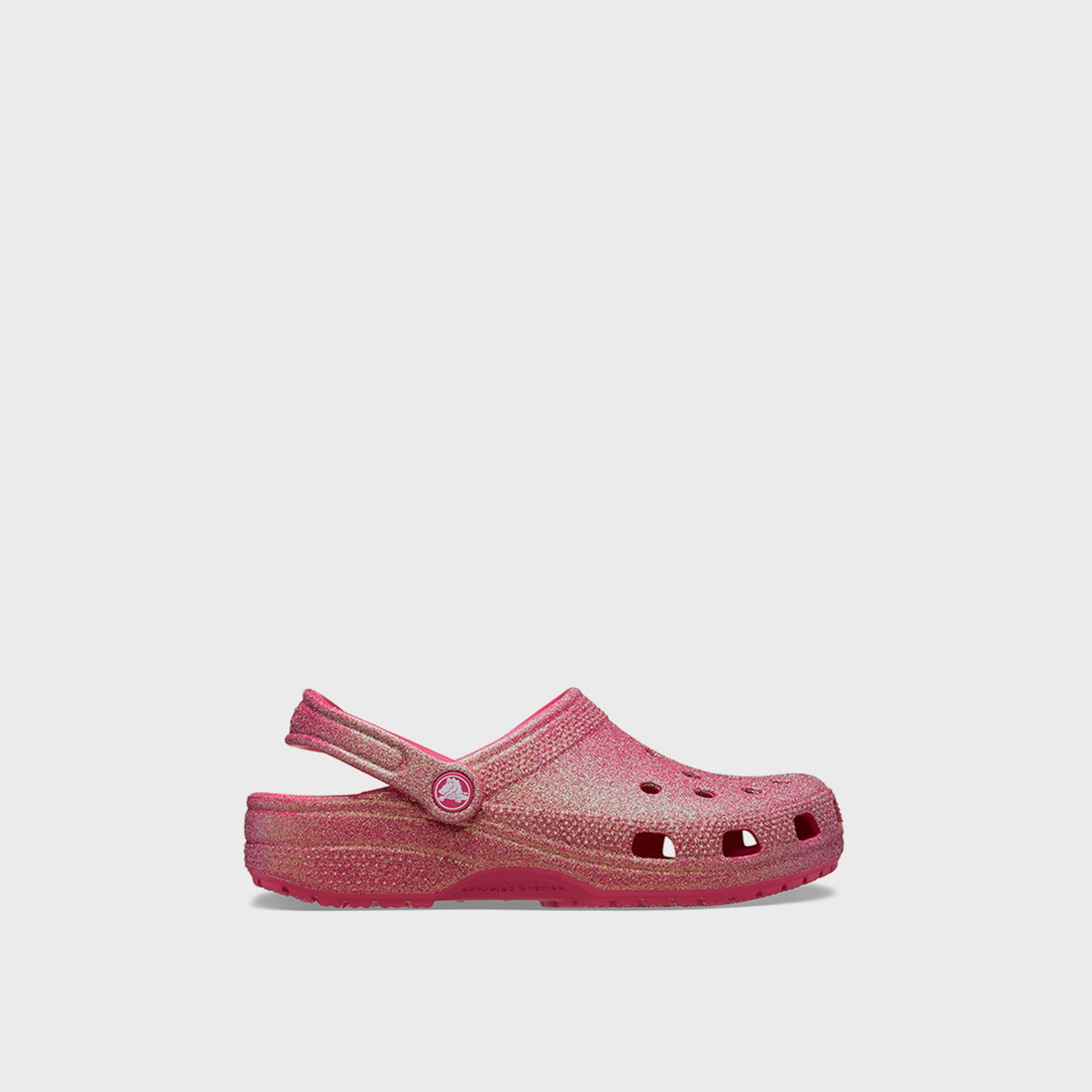 Crocs Unisex Slip On Classic Iridescent Glitter Clogs | 211005-6ZQ-women-shoes-sandals-flats-image-4