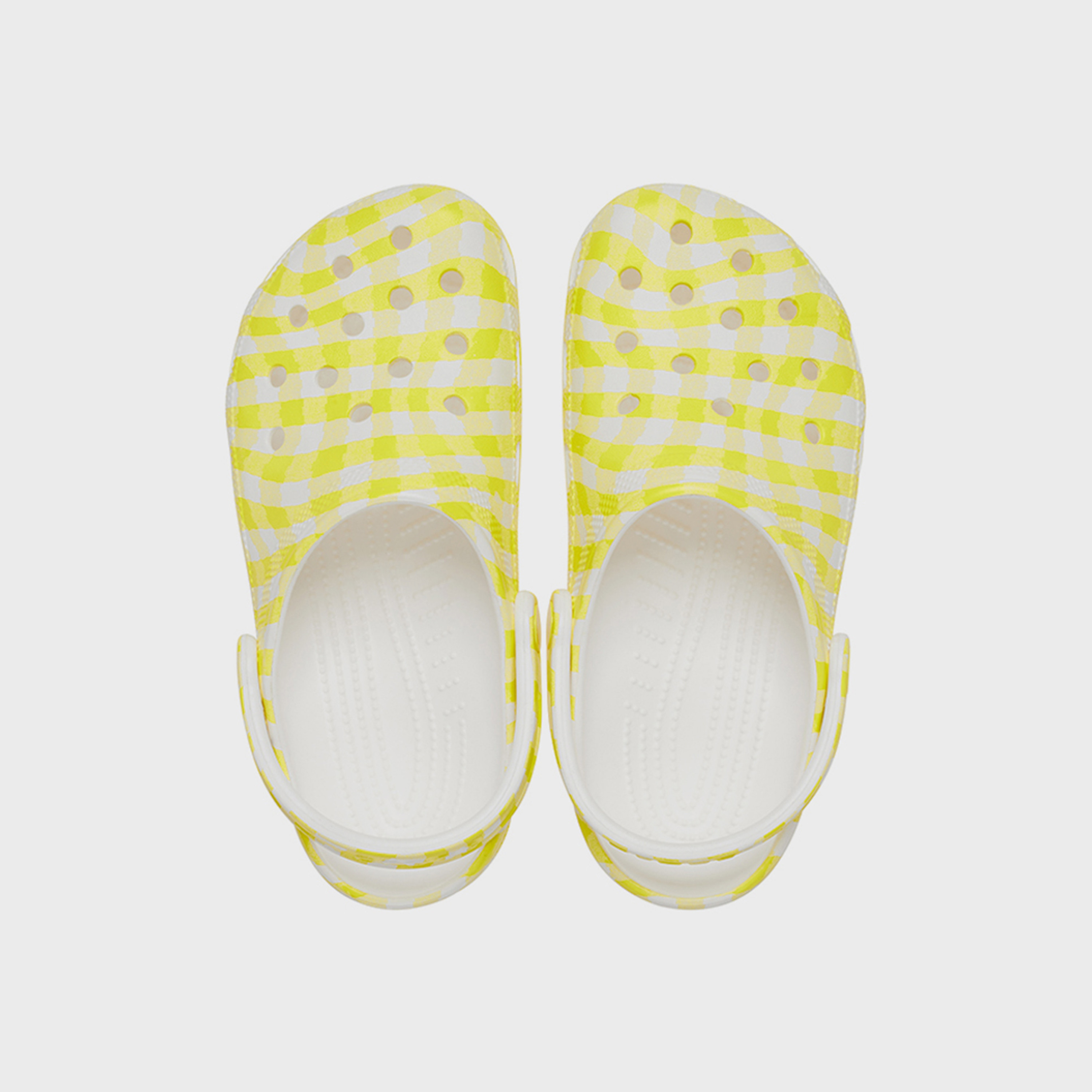 Crocs Unisex Slip-On Classic Gingham Clogs|211006-78R-women-shoes-sandals-flats-image-2