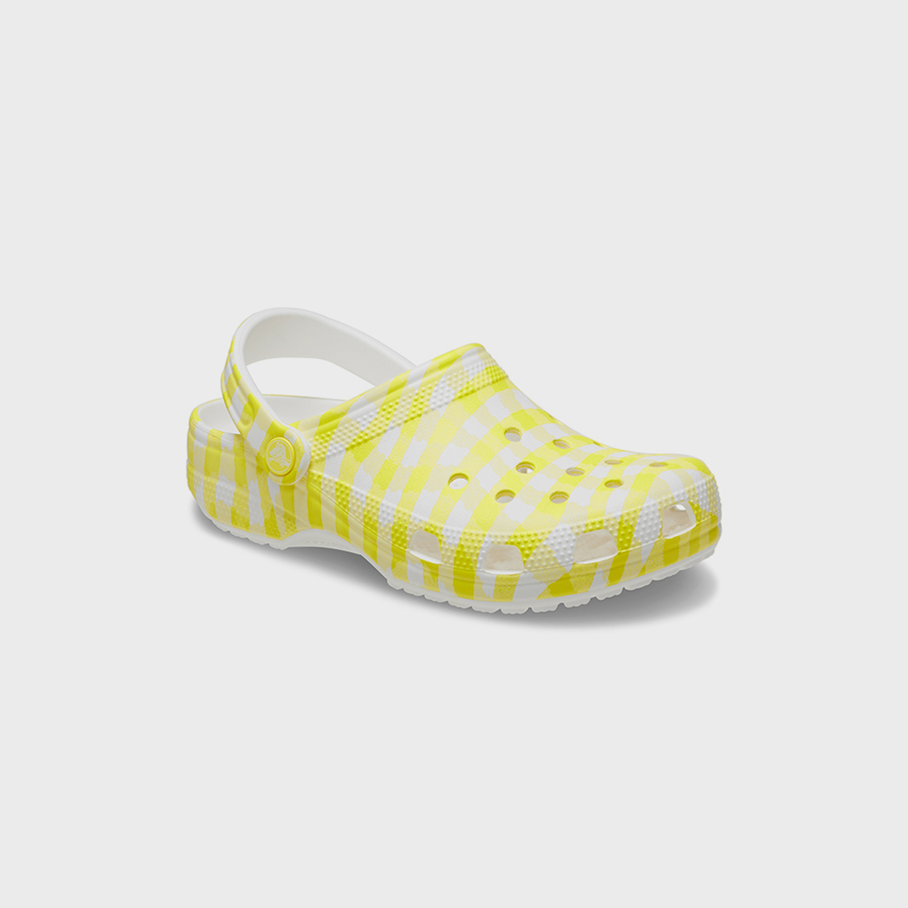 كروكس حذاء كلاسيكي سهل الارتداء بنقشة المربعات للجنسين | 211006-78R-women-shoes-sandals-flats-image-3