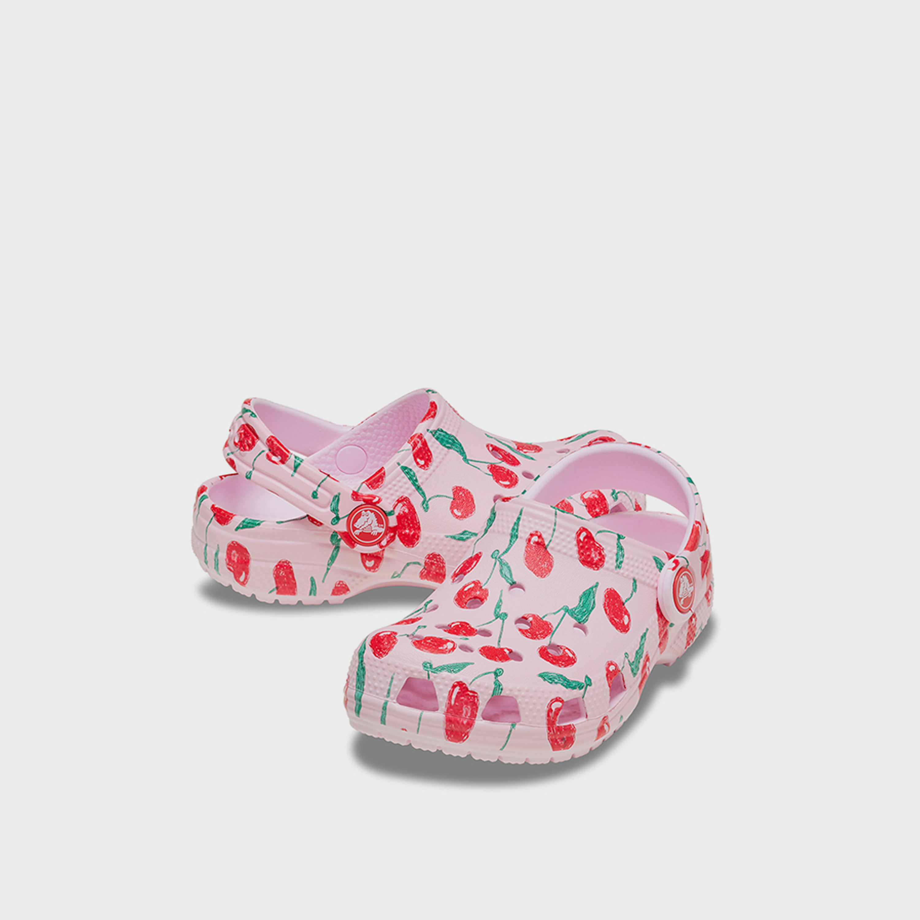 Crocs Kid's Slip On Classic Fresh Fruits K Clogs | 211020-6ZW-women-shoes-sandals-flats-image-1