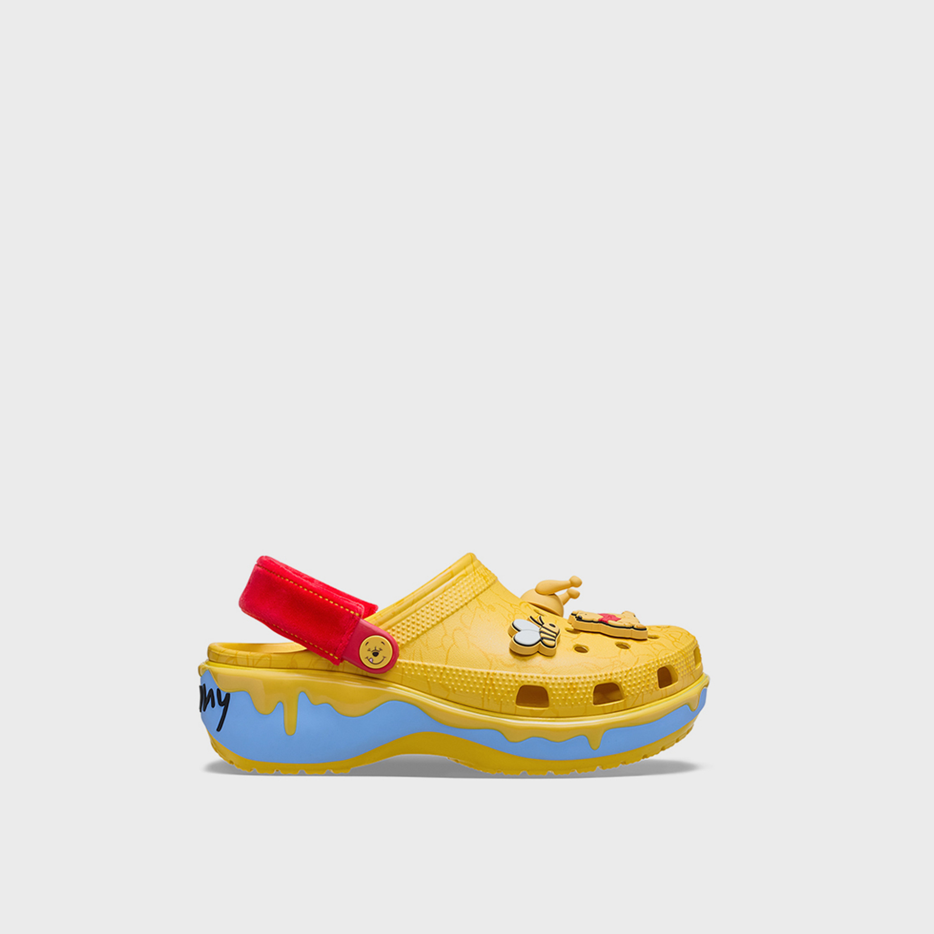 Crocs Women's Slip On Winnie The Pooh Cls Plt W Platform Clogs | 211092-90H-women-shoes-flipflopsandslides-image-5