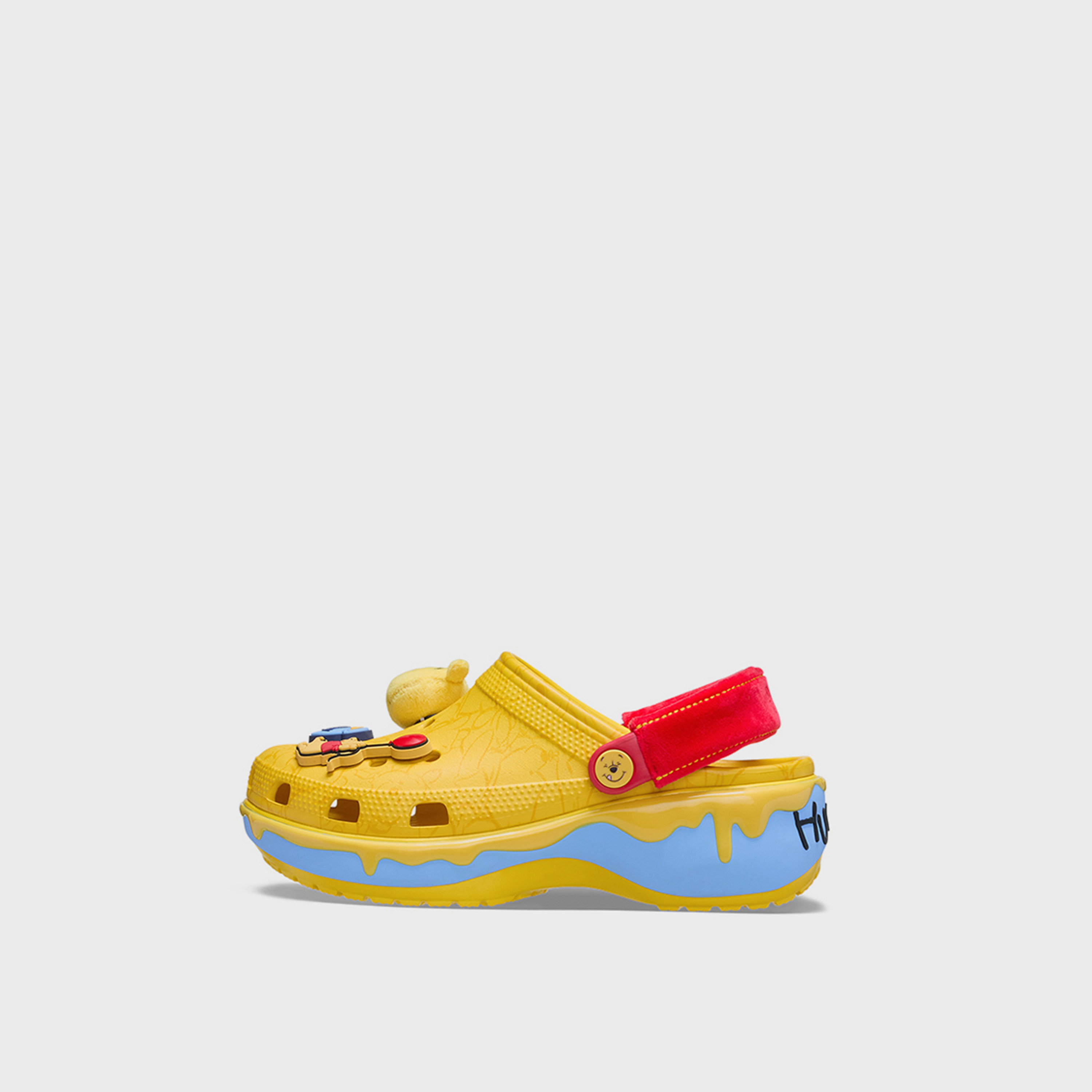 Crocs Women's Slip On Winnie The Pooh Cls Plt W Platform Clogs | 211092-90H-women-shoes-flipflopsandslides-image-6