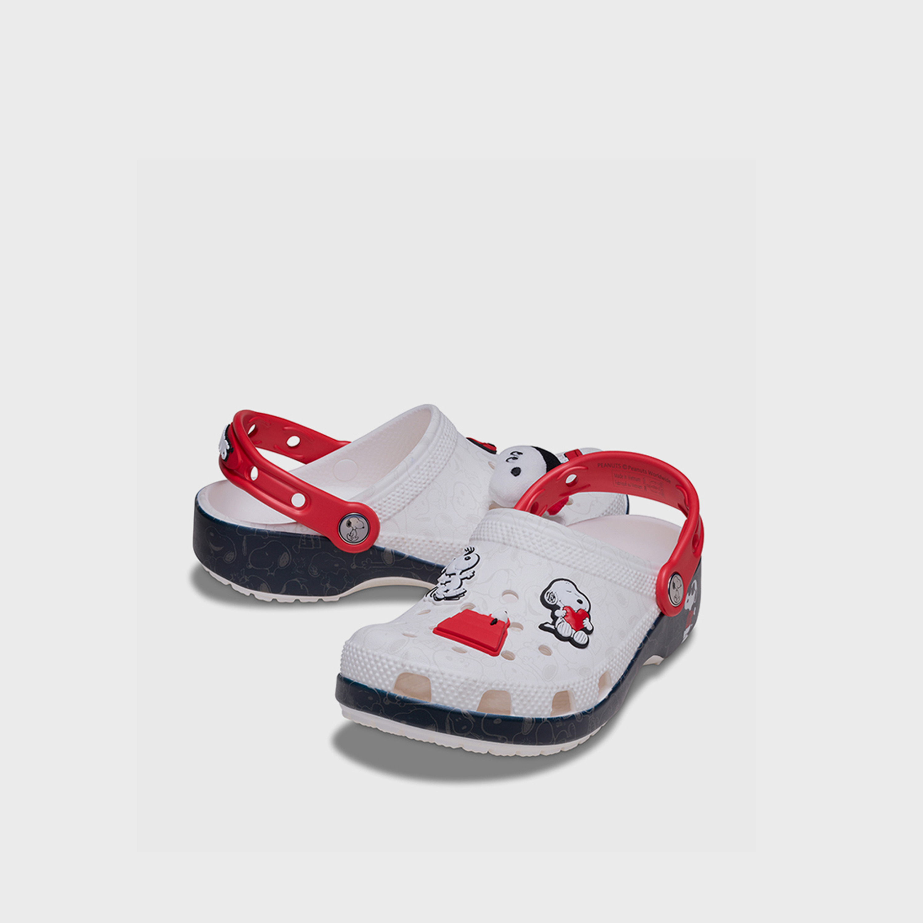 Crocs Kids Back Strap Peanuts Classic Clogs | 211125-90H-boys-shoes-flipflopsandslides-image-1