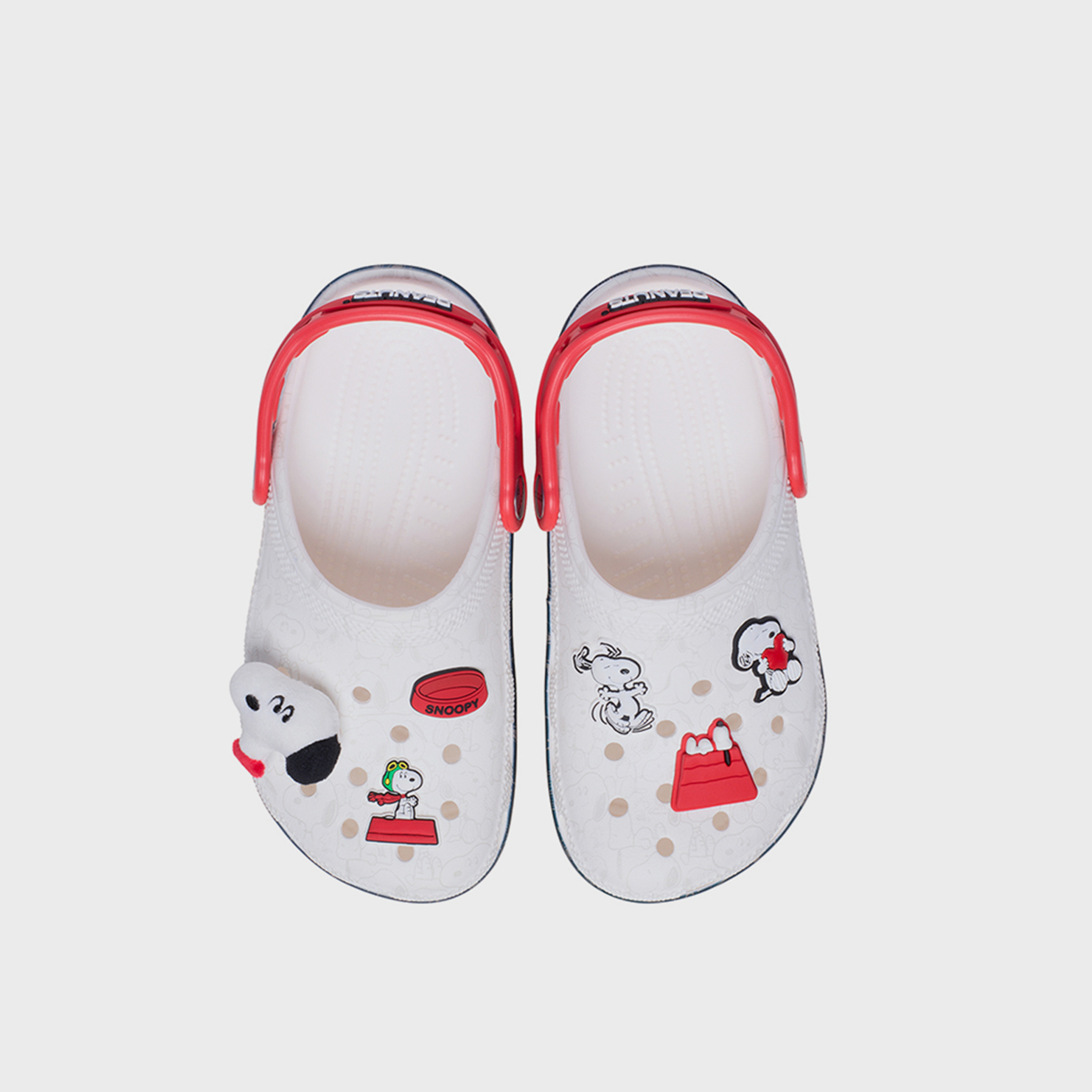 Crocs Kids Back Strap Peanuts Classic Clogs | 211125-90H-boys-shoes-flipflopsandslides-image-2