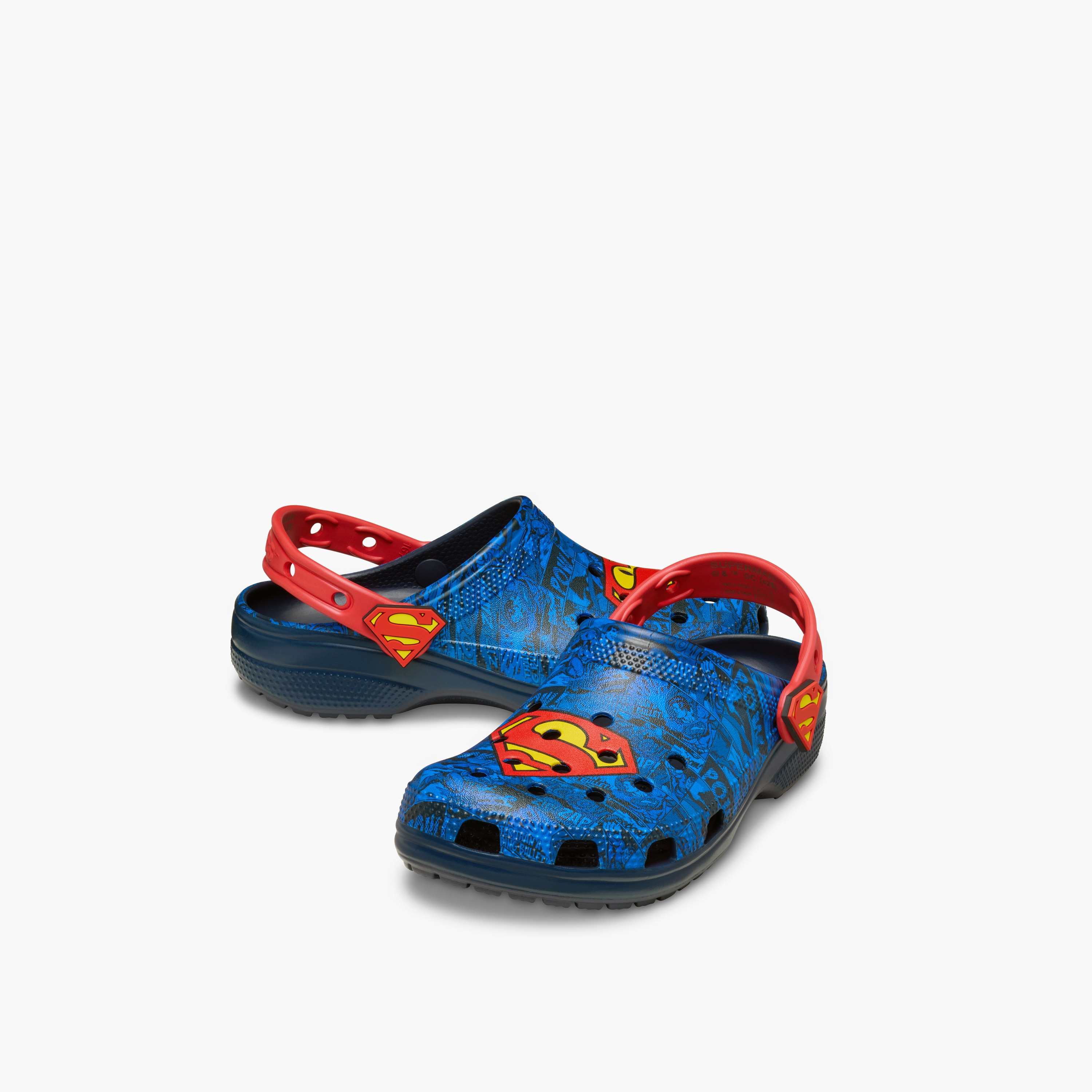 Crocs Back Strap Superman Classic Clogs | 211131-90H-men-shoes-flipflopsandslides-image-1