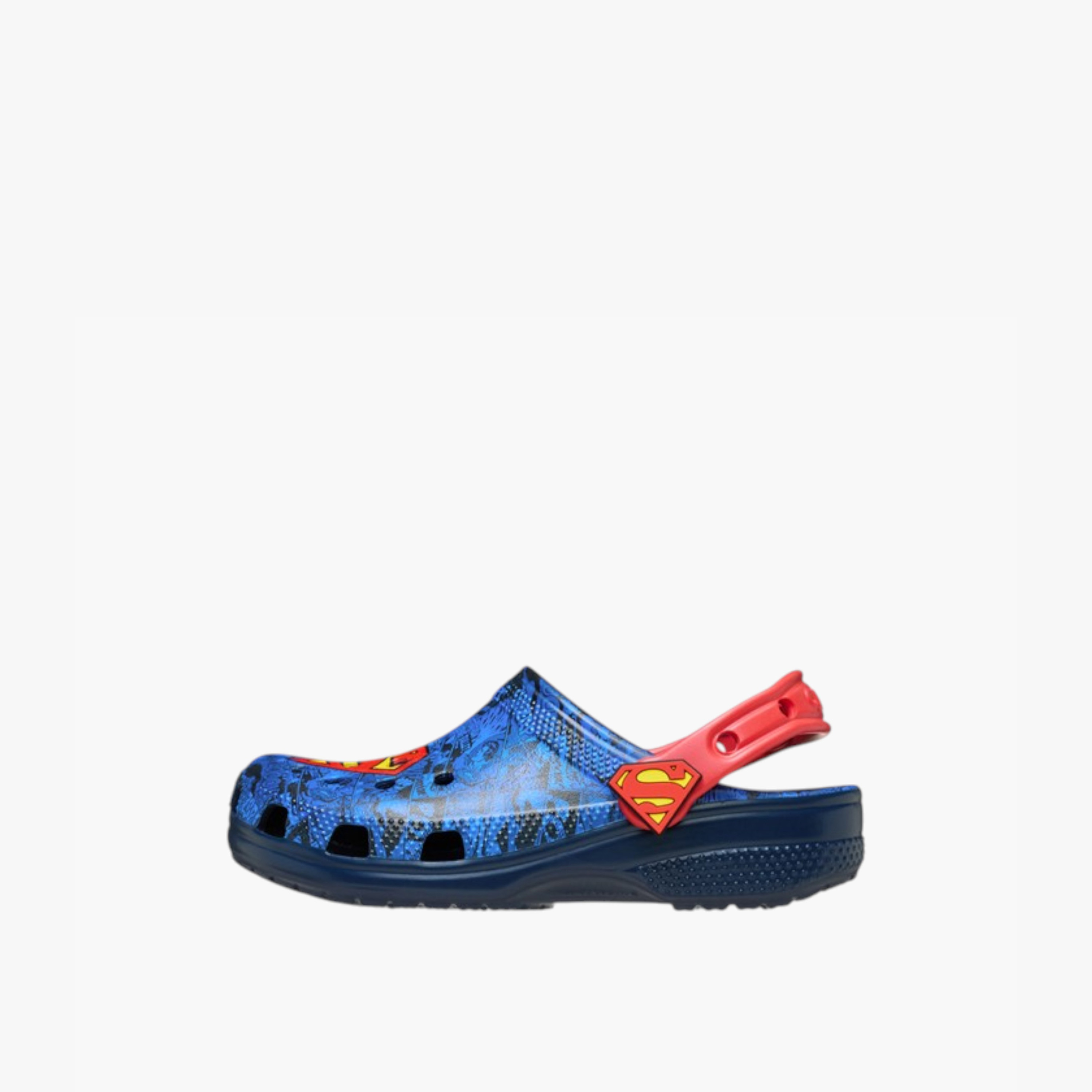 Crocs Boys' Superman Classic Clogs with Backstrap - 211132-90H-baby-boys-shoes-sandals-image-4