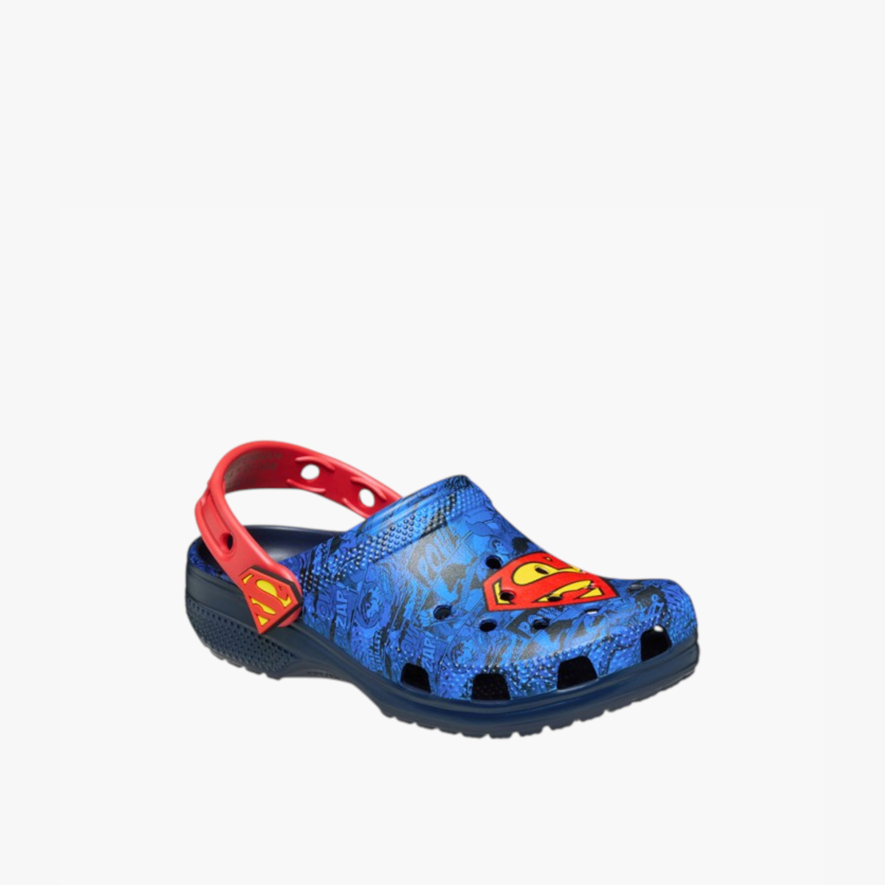 Crocs Boys' Superman Classic Clogs with Backstrap - 211132-90H-baby-boys-shoes-sandals-image-2
