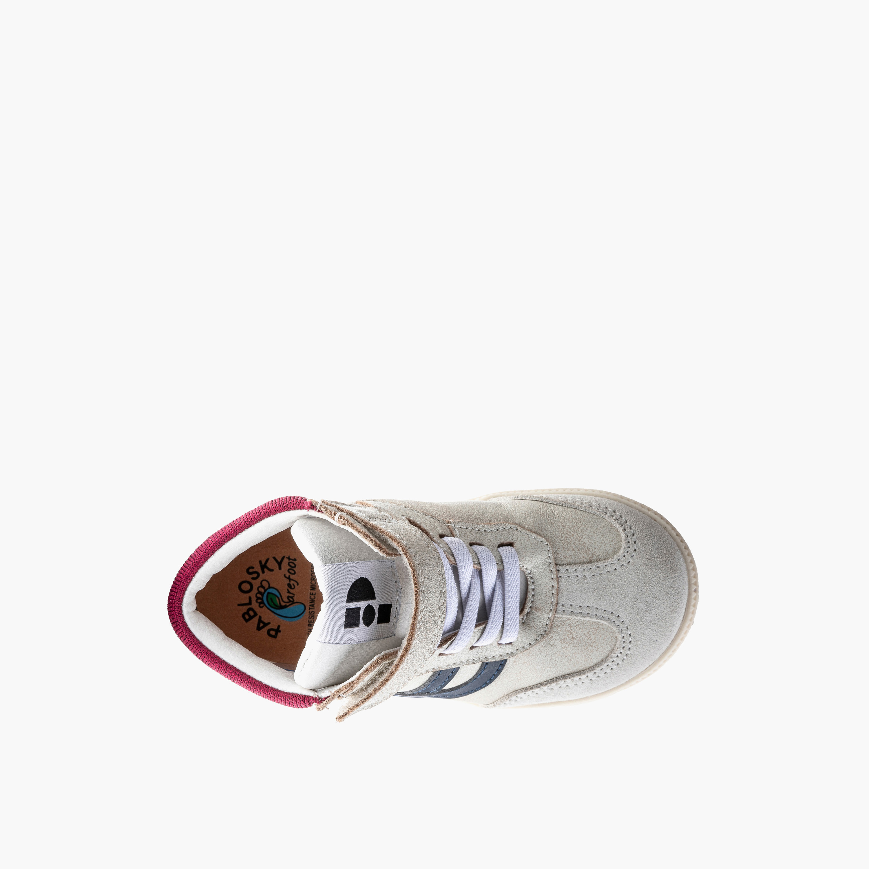 Pablosky Boys' High Top Sneakers with Hook and Loop Closure - 211132-boys-shoes-sneakers-image-4