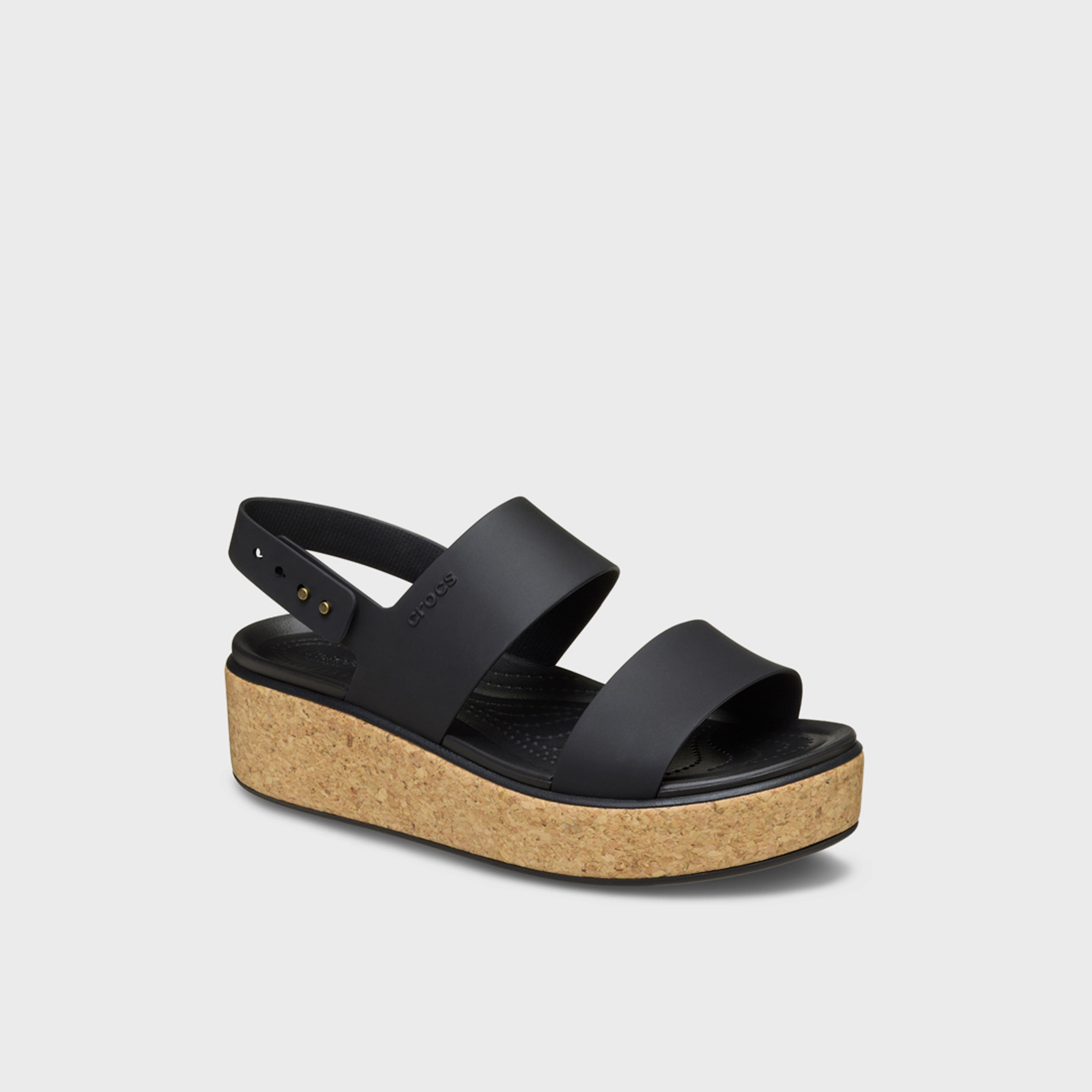 كروكس - صندل بروكلين نسائي سهل الارتداء من الفلين ذو كعب منخفض | 211144-060-women-shoes-sandals-flats-image-5