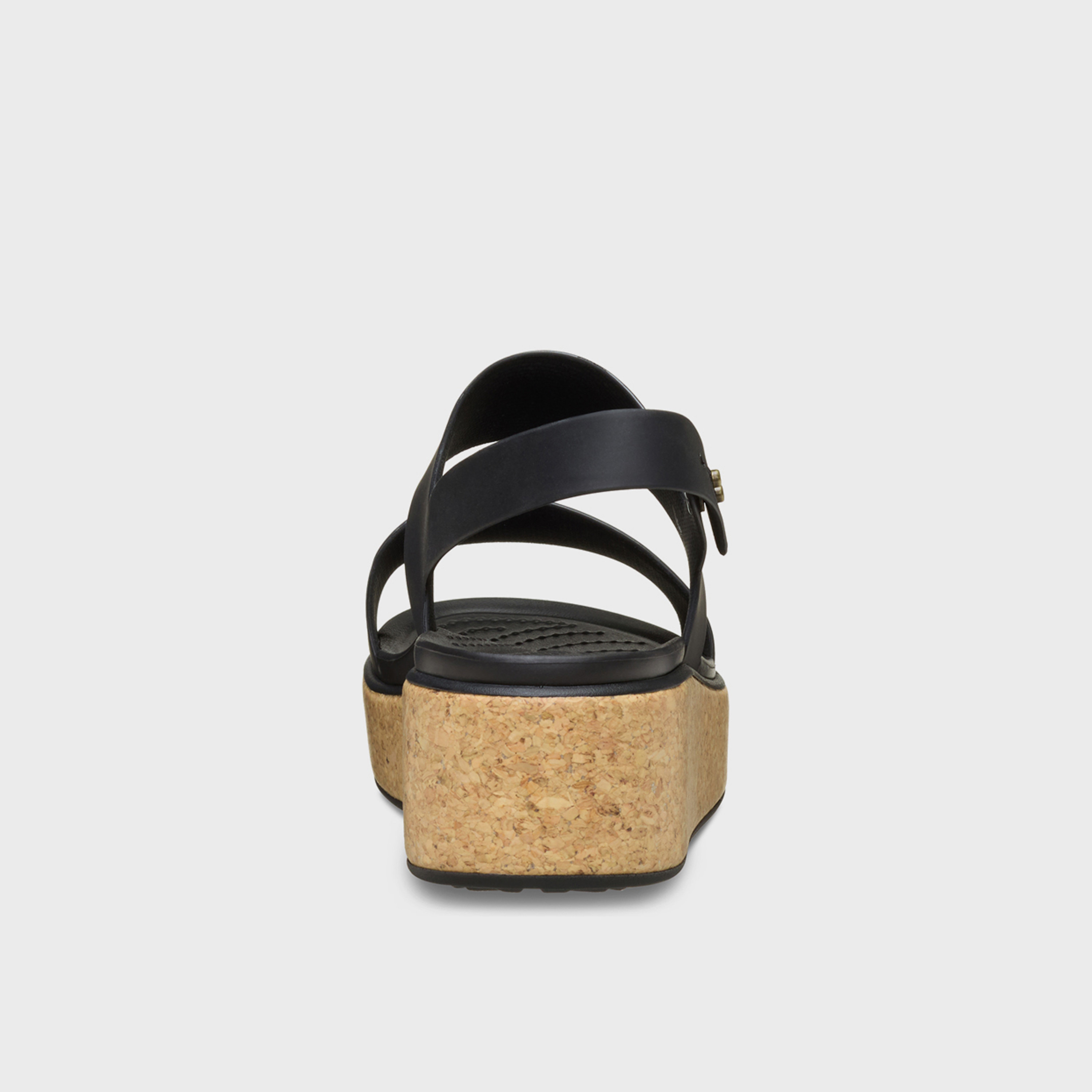Crocs Women's Slip On Brooklyn Cork Low Wedge Slide Sandals | 211144-060-women-shoes-sandals-flats-image-6