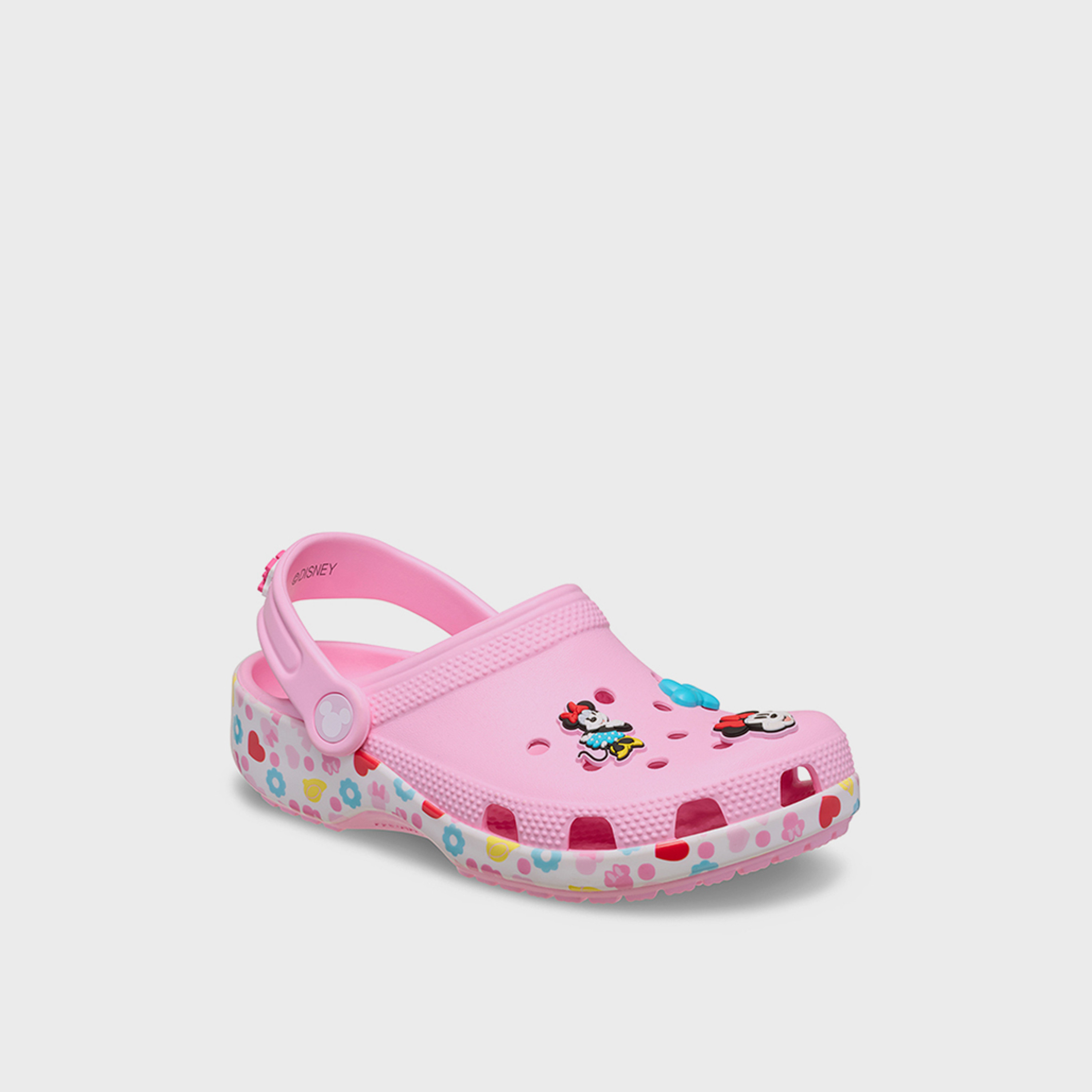 Crocs Kid's Slip On Mickey & Friends Minnie Classic Clogs | 211147-90H-girls-shoes-flipflopsandslides-image-3