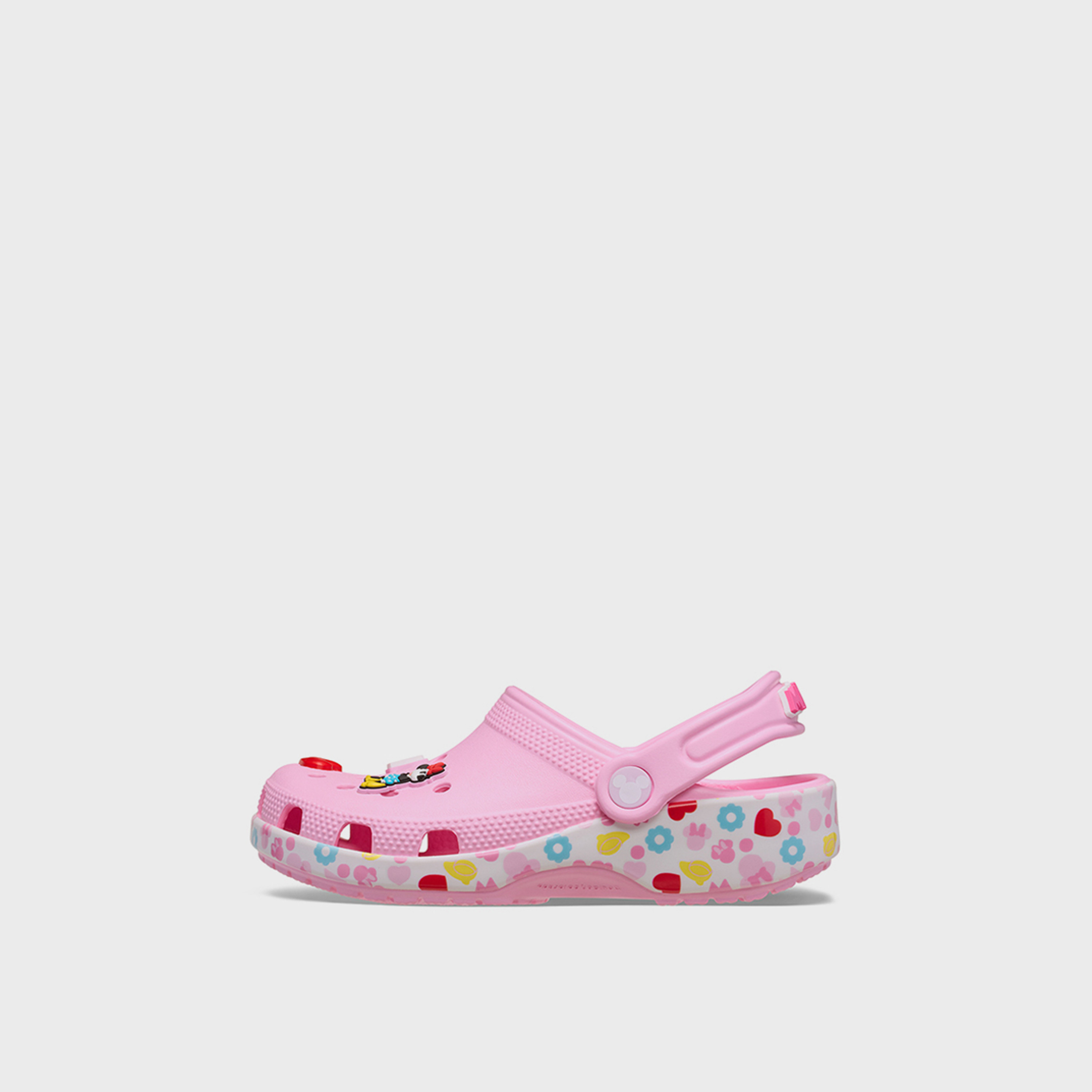Crocs Kid's Slip On Mickey & Friends Minnie Classic Clogs | 211147-90H-girls-shoes-flipflopsandslides-image-4