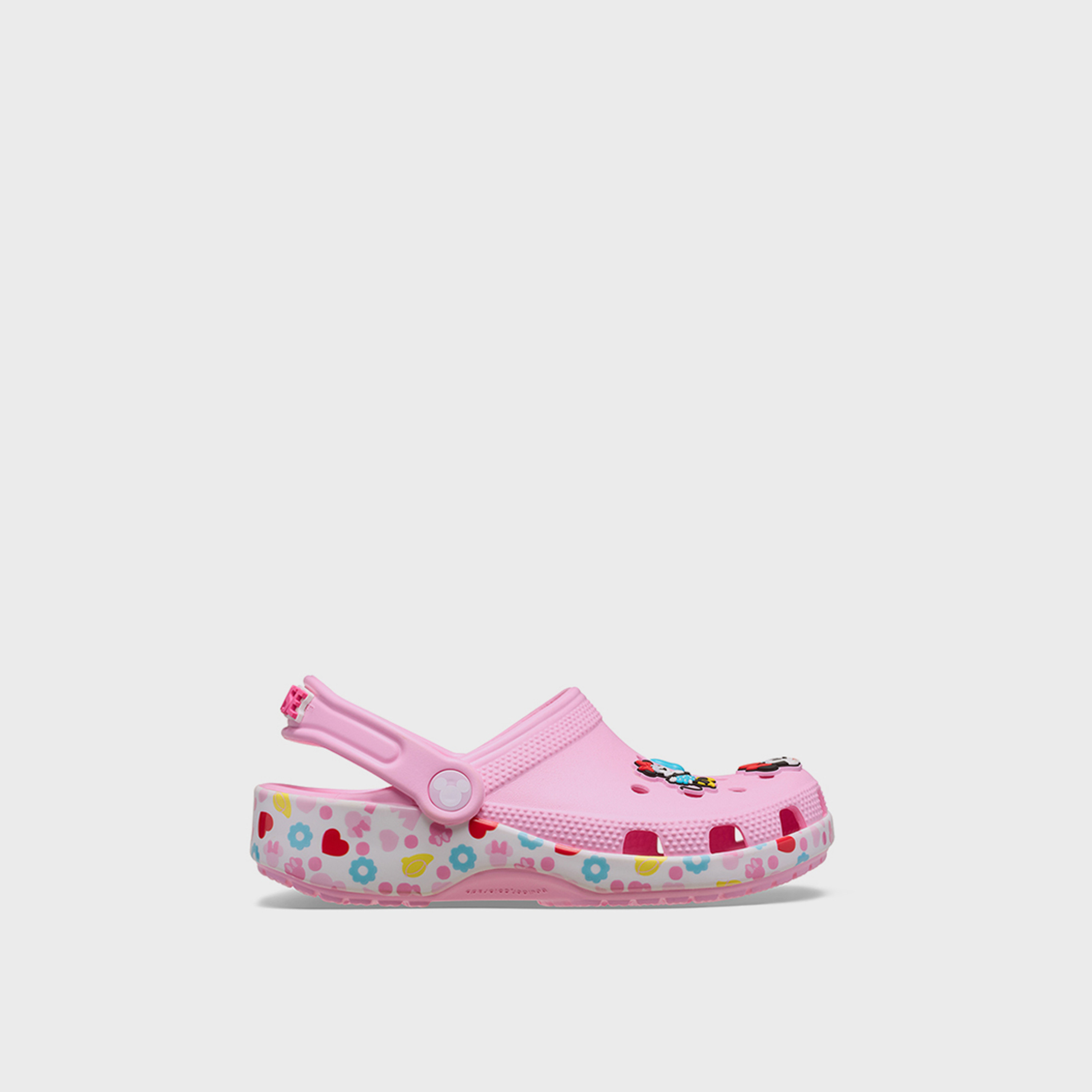 Crocs Kid's Slip On Mickey & Friends Minnie Classic Clogs | 211147-90H-girls-shoes-flipflopsandslides-image-5