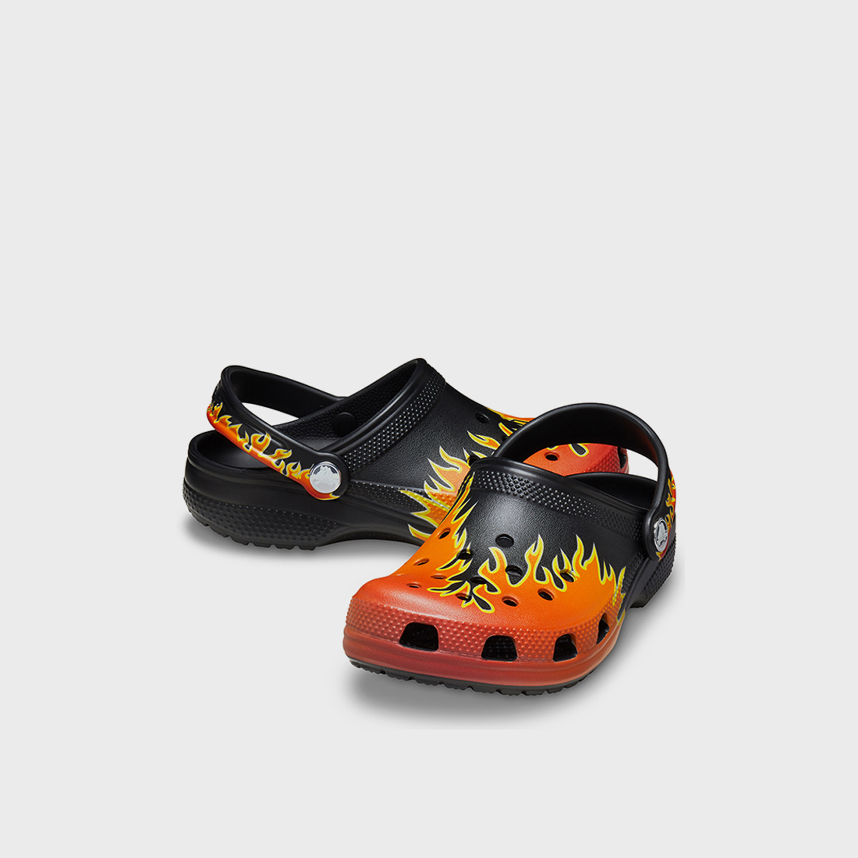 Crocs Boys Slip On Classic Flames Clog | 211214-0C4-boys-shoes-flipflopsandslides-image-1