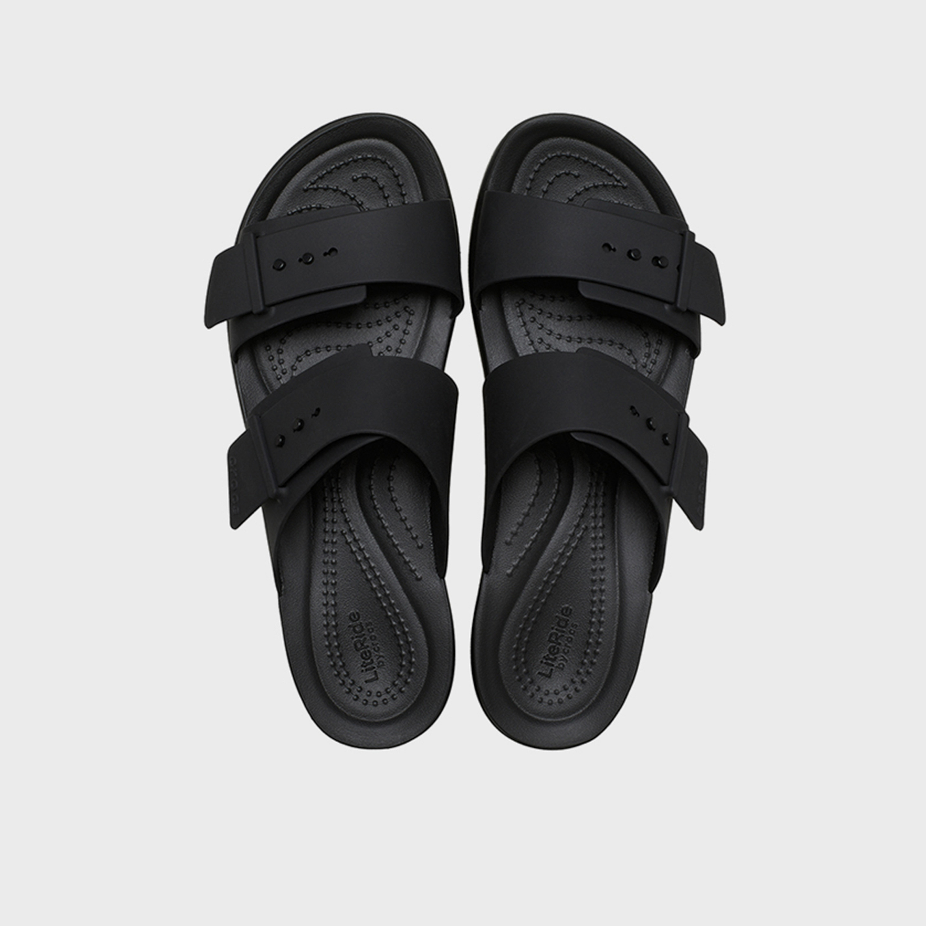 Crocs Women's Slip On Brooklyn Buckle Low Slide Sandals | 211215-001-women-shoes-sandals-flats-image-4