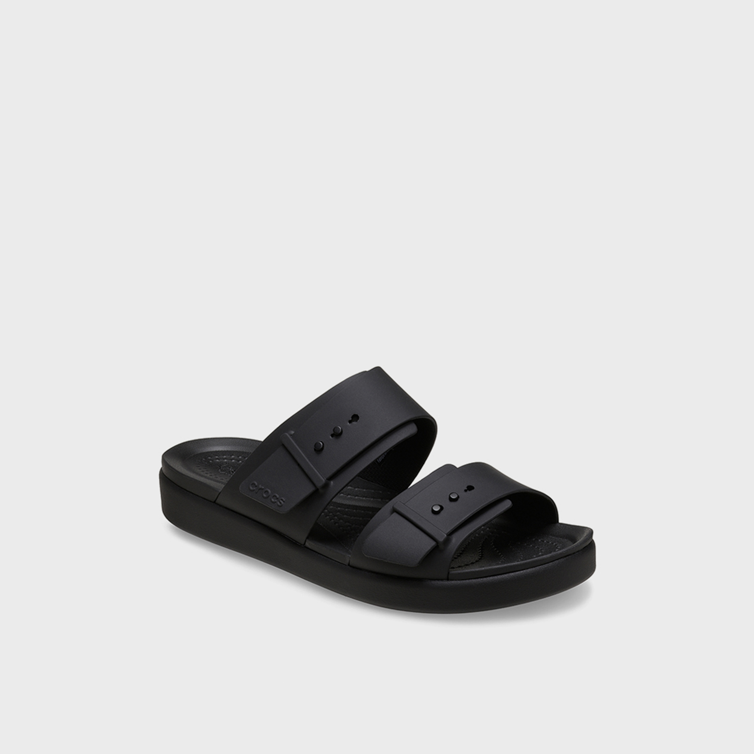 Crocs Women's Slip On Brooklyn Buckle Low Slide Sandals | 211215-001-women-shoes-sandals-flats-image-6