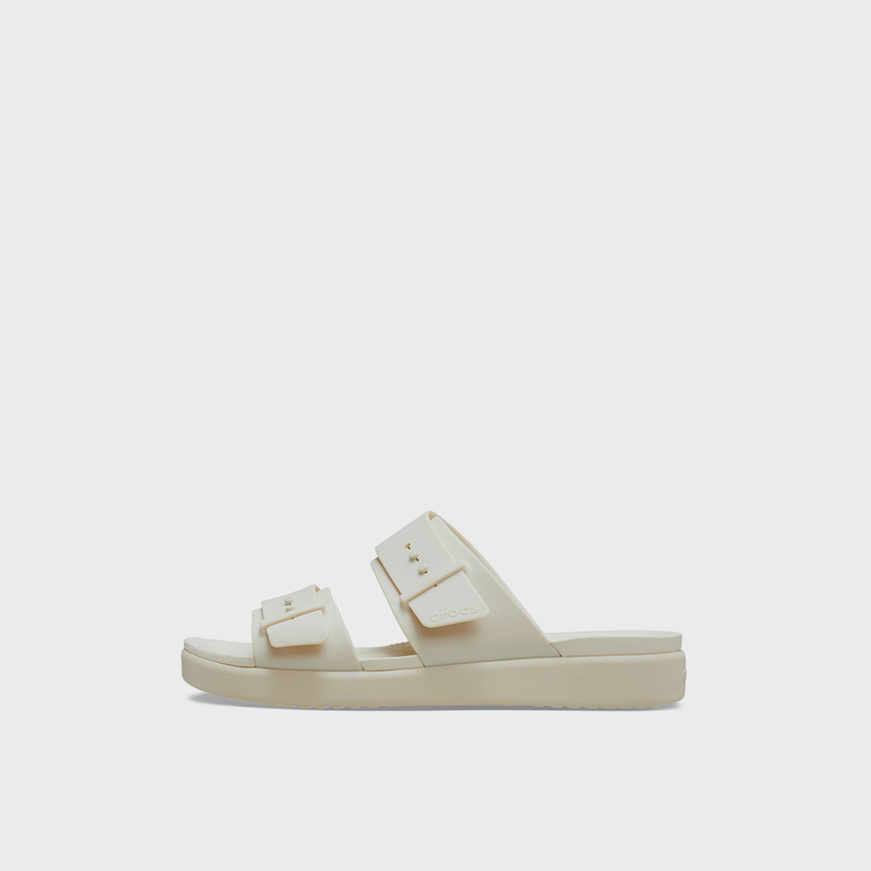 Crocs Women's Slip On Brooklyn Buckle Low Slide Sandals | 211215-0LH-women-shoes-sandals-flats-image-2