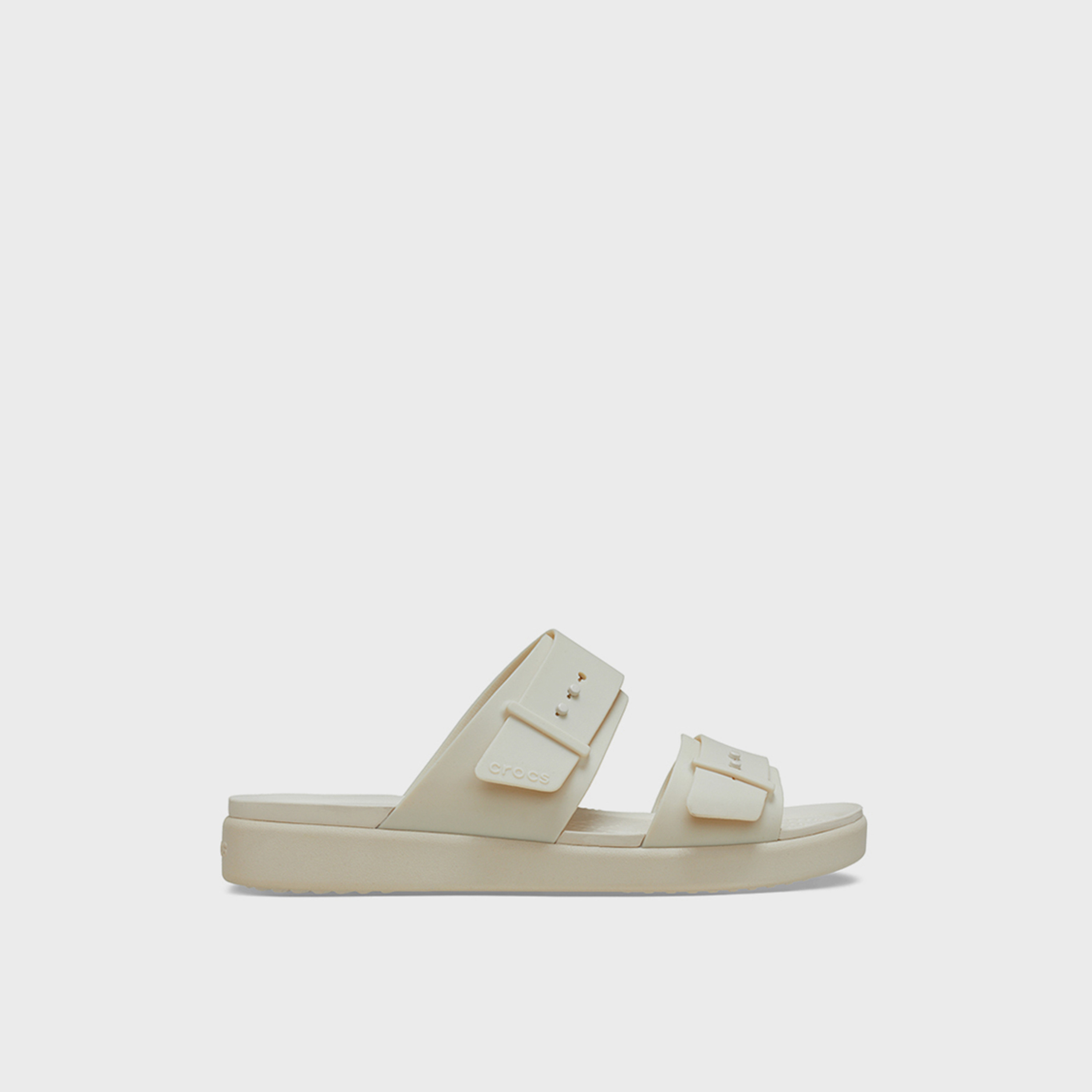 Crocs Women's Slip On Brooklyn Buckle Low Slide Sandals | 211215-0LH-women-shoes-sandals-flats-image-3