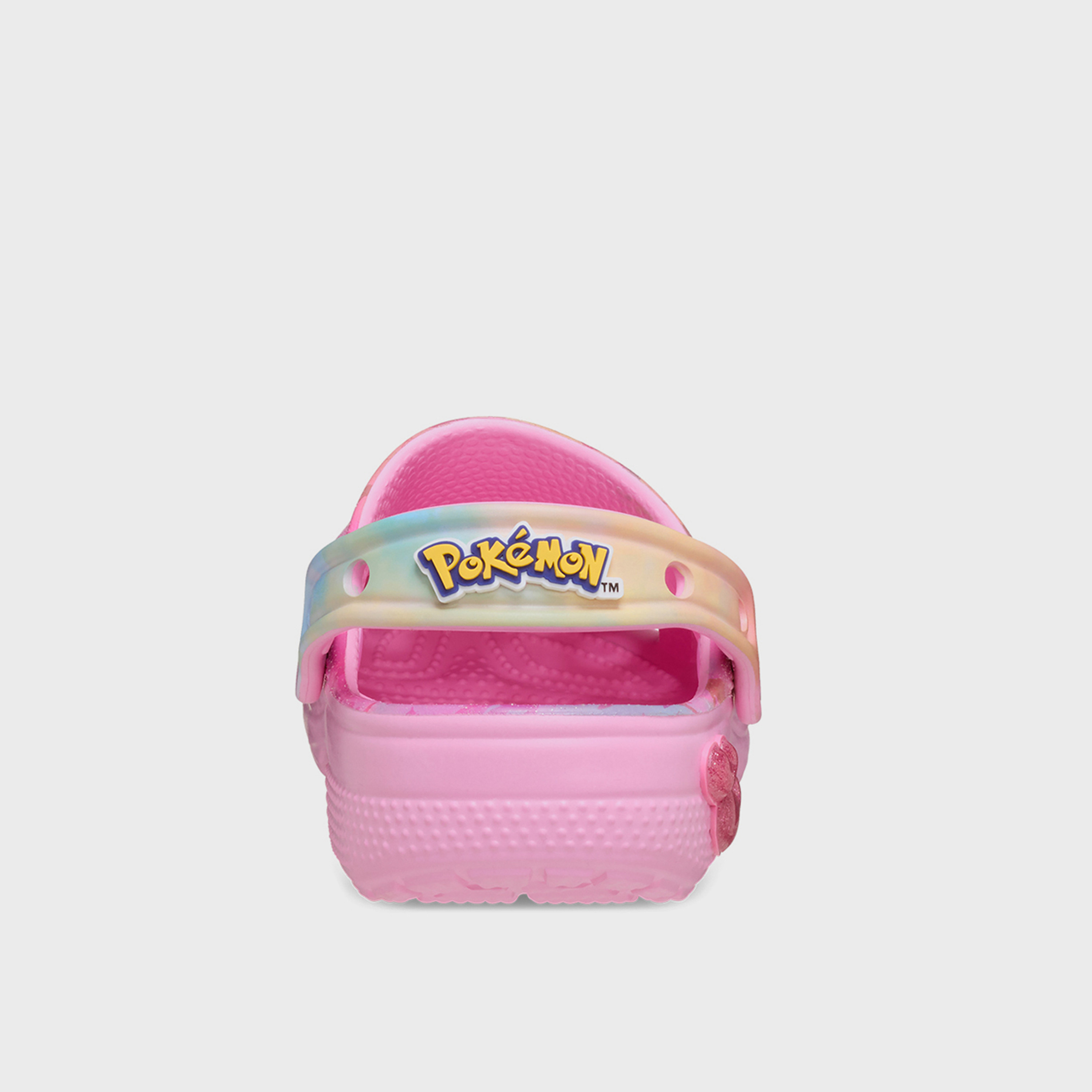 كروكس - حذاء قبقاب للبنات بحزام خلفي ونقشة بيكاتشو وردية | 211229-90H-girls-shoes-flipflopsandslides-image-4