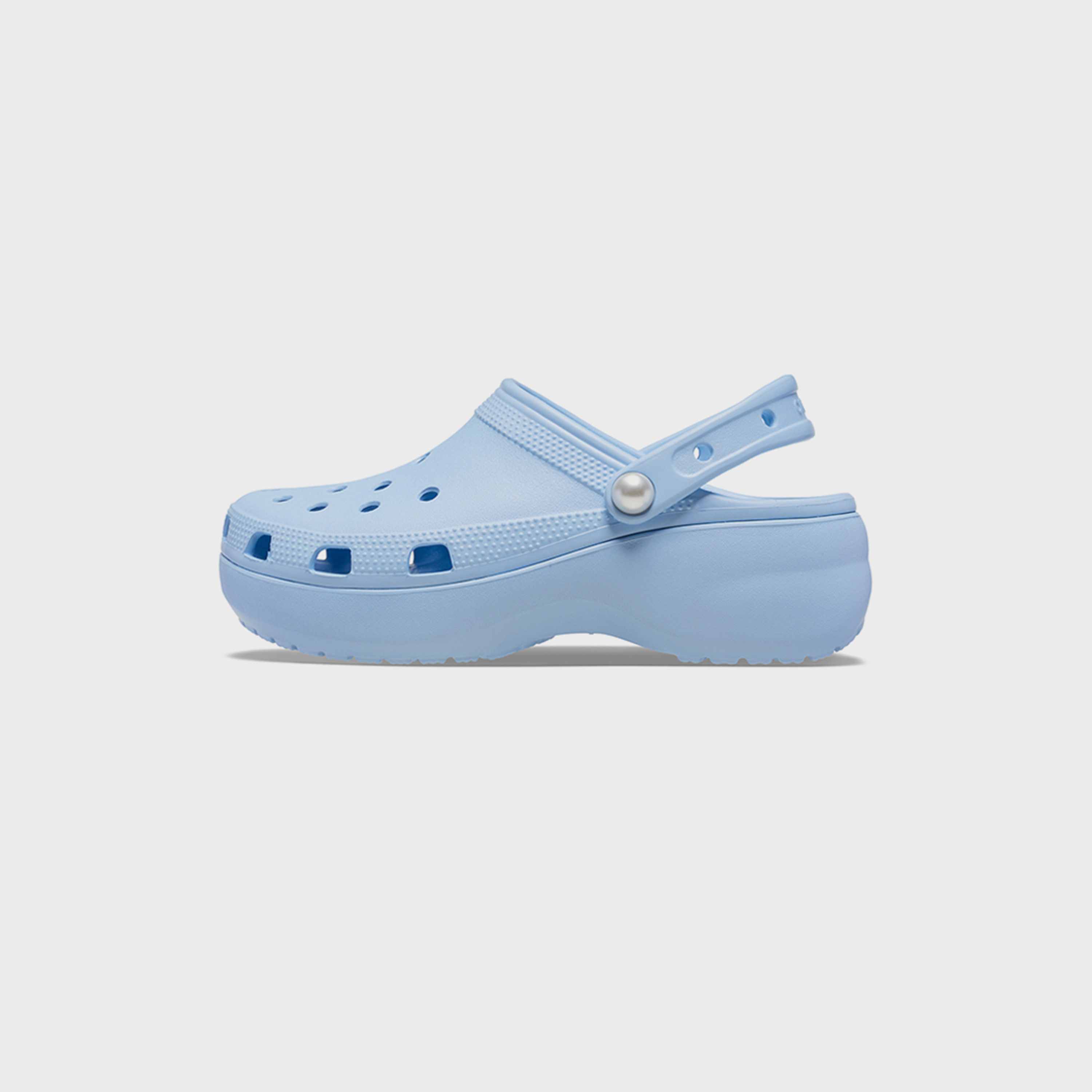 Crocs Women's Slip-On Classic Pearl Platform Clogs | 211231-4NS-women-shoes-sandals-flats-image-6