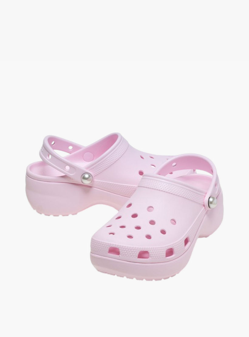 صندل بكعب سميك وحزام خلفي للنساء من كروكس - 211231-6ZW-women-shoes-sandals-heeled-image-4