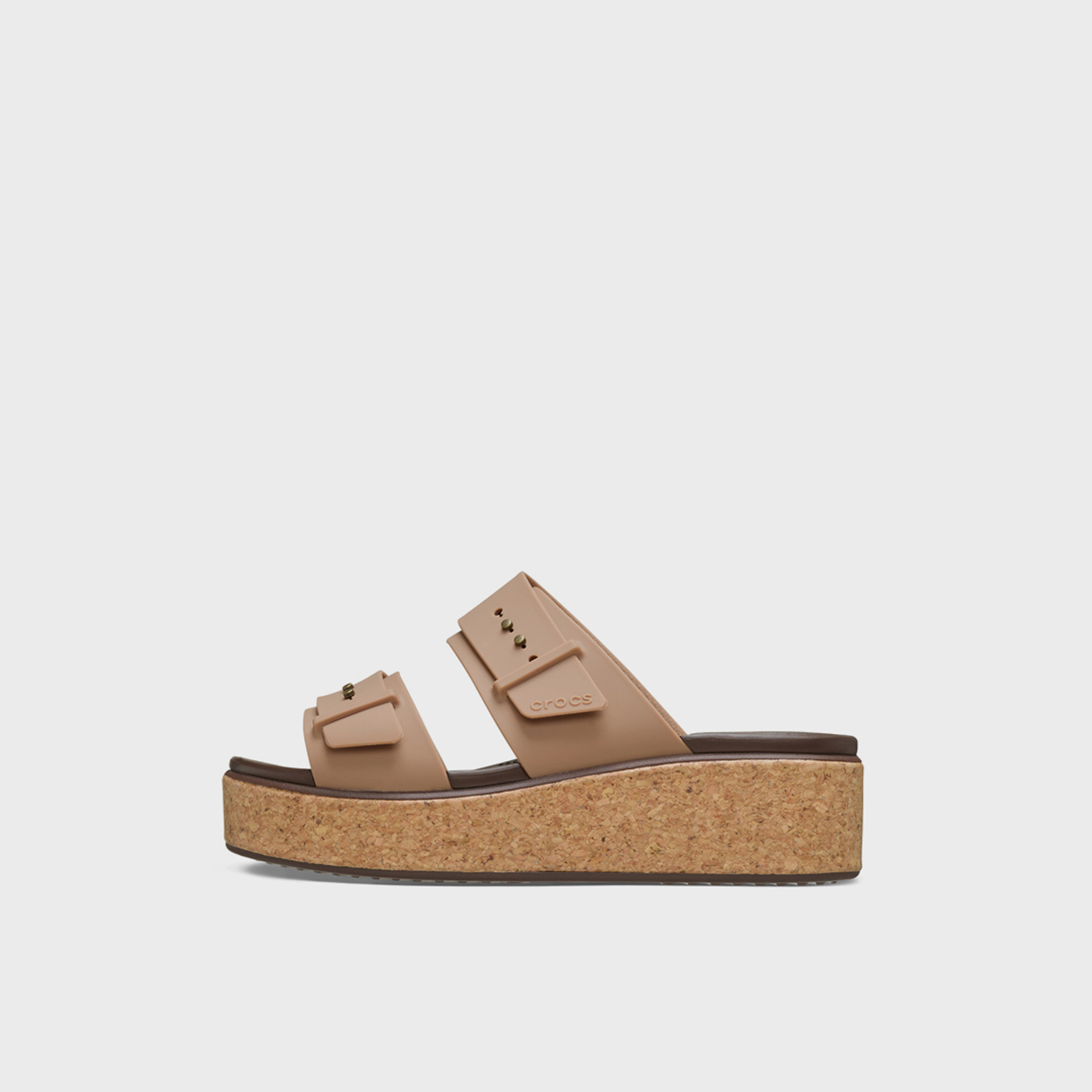 كروكس - صندل بروكلين نسائي سهل الارتداء مزود بإبزيم منخفض وعريض | 211252-2JJ-women-shoes-sandals-flats-image-2