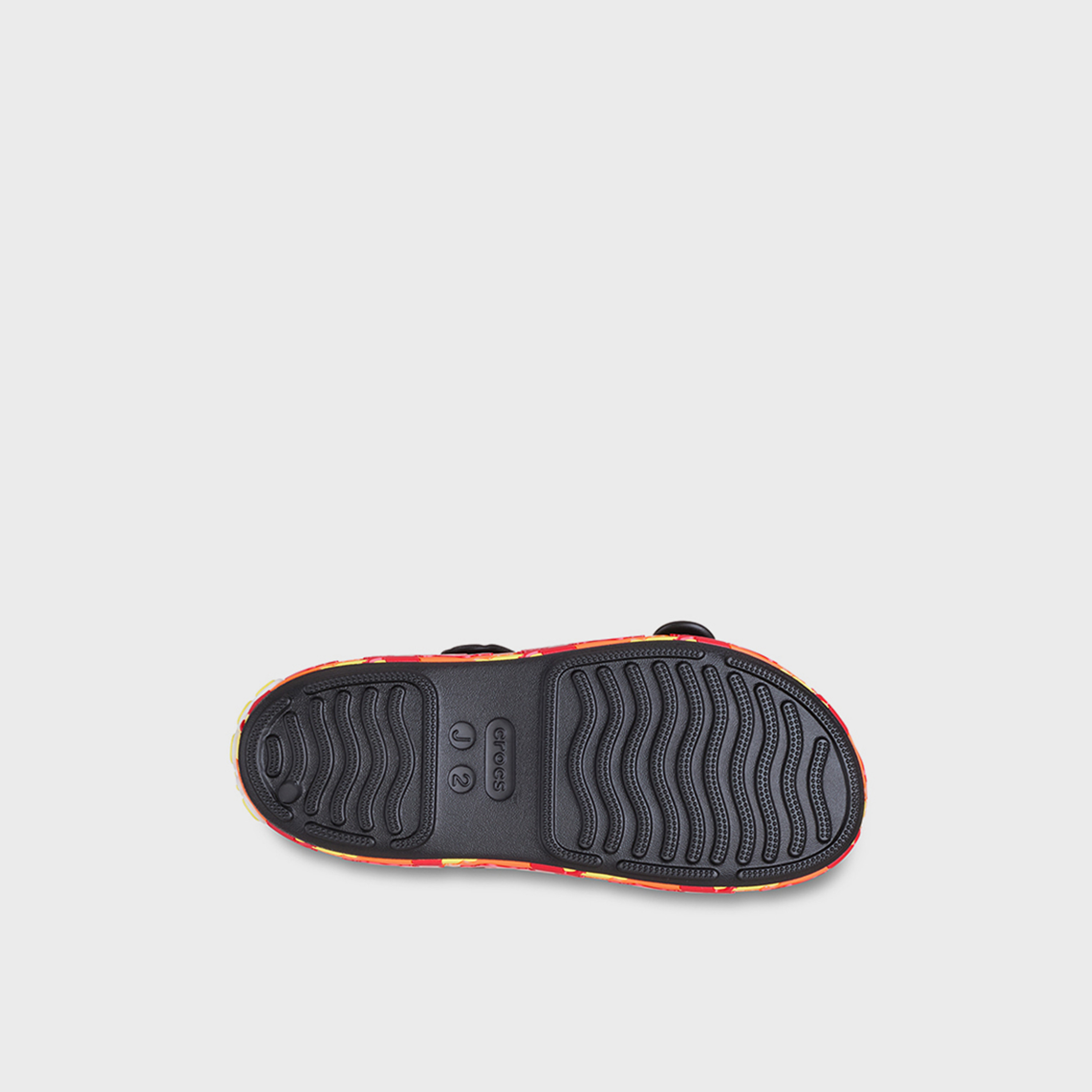Crocs Boys Hook & Loop Crocband Cruiser Flames Strap Sandals | 211268-001-boys-shoes-sandals-image-5