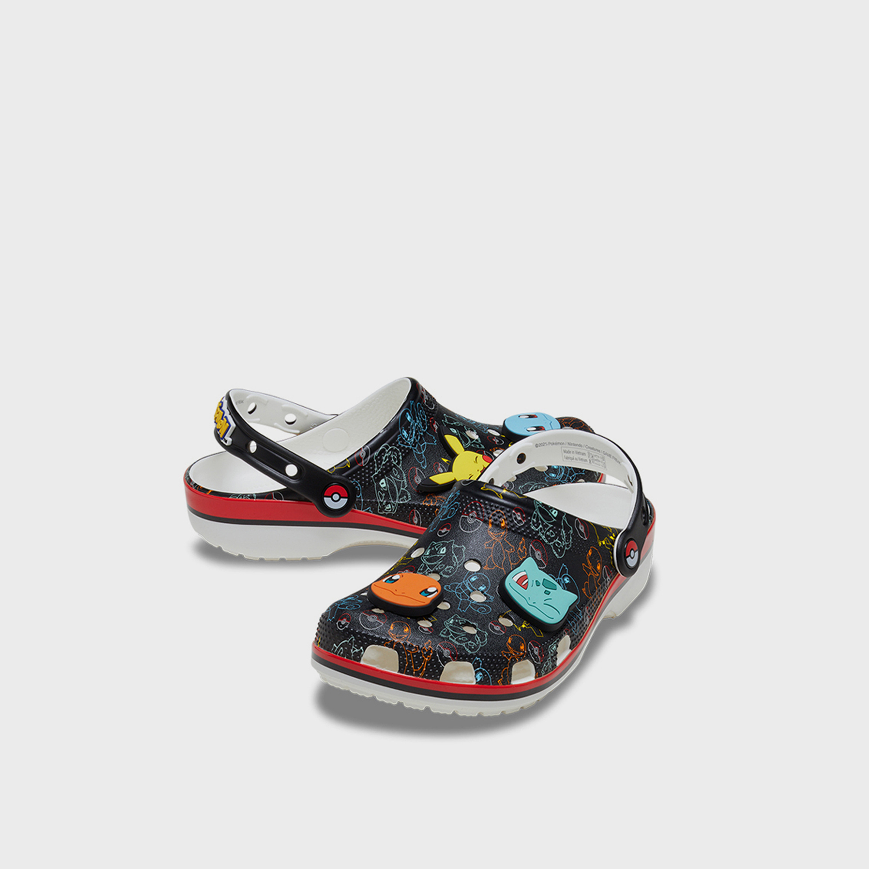 Crocs Back Strap Pokemon Print Cls Clogs | 211343-90H-women-shoes-flipflopsandslides-image-1