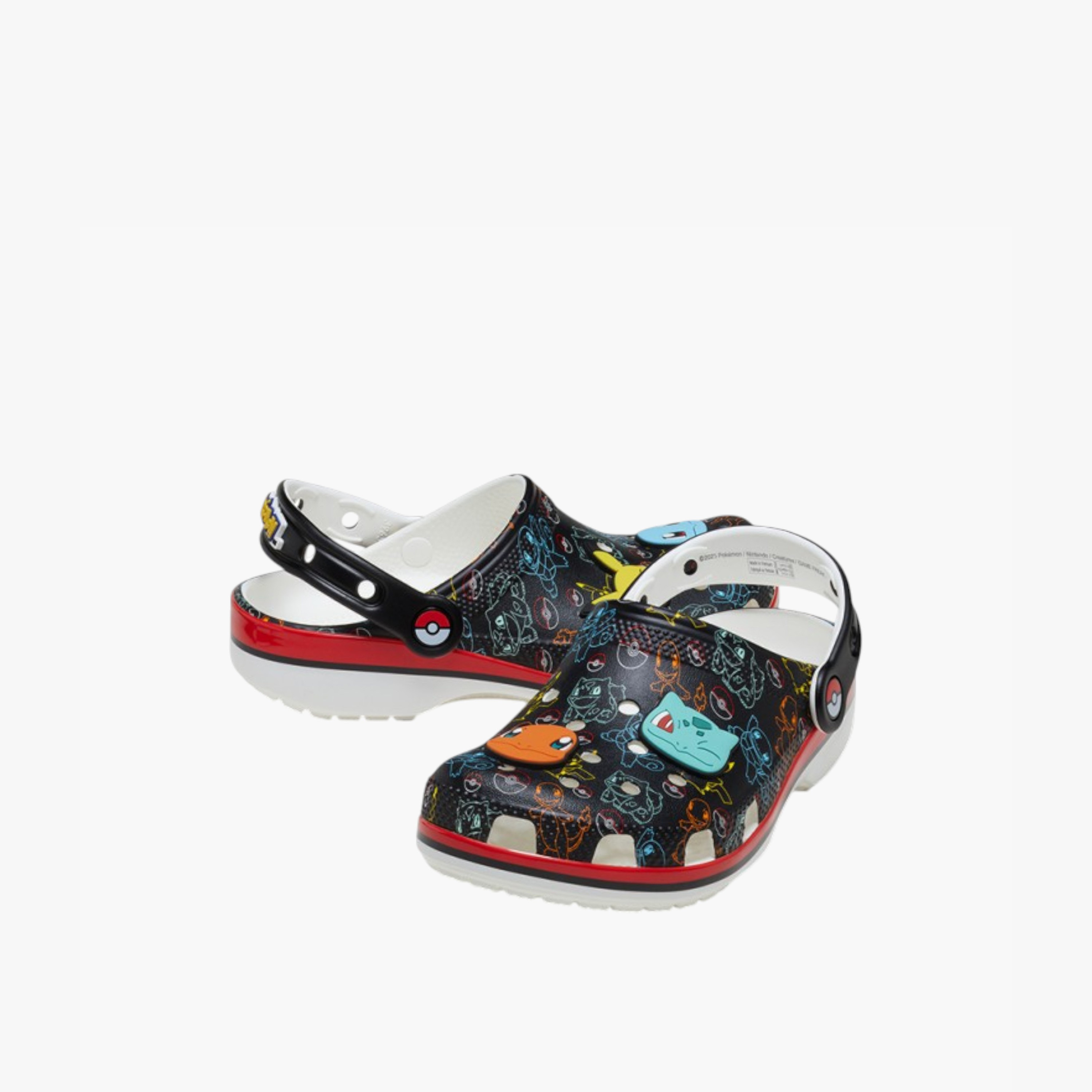 صندل كلوج بحزام خلفي وزينة بوكيمون للأولاد من كروكس - 211344-90H-baby-boys-shoes-sandals-image-3