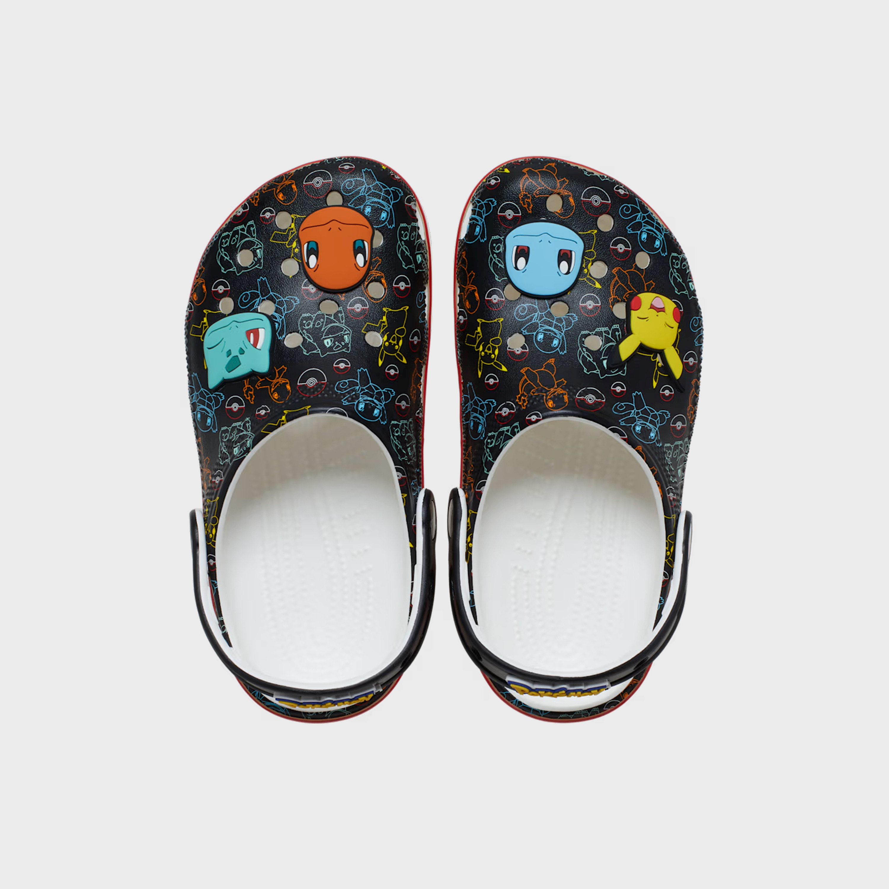 Crocs Kids Slip On Pokemon Print Cls Clog | 211345-90H-boys-shoes-flipflopsandslides-image-2