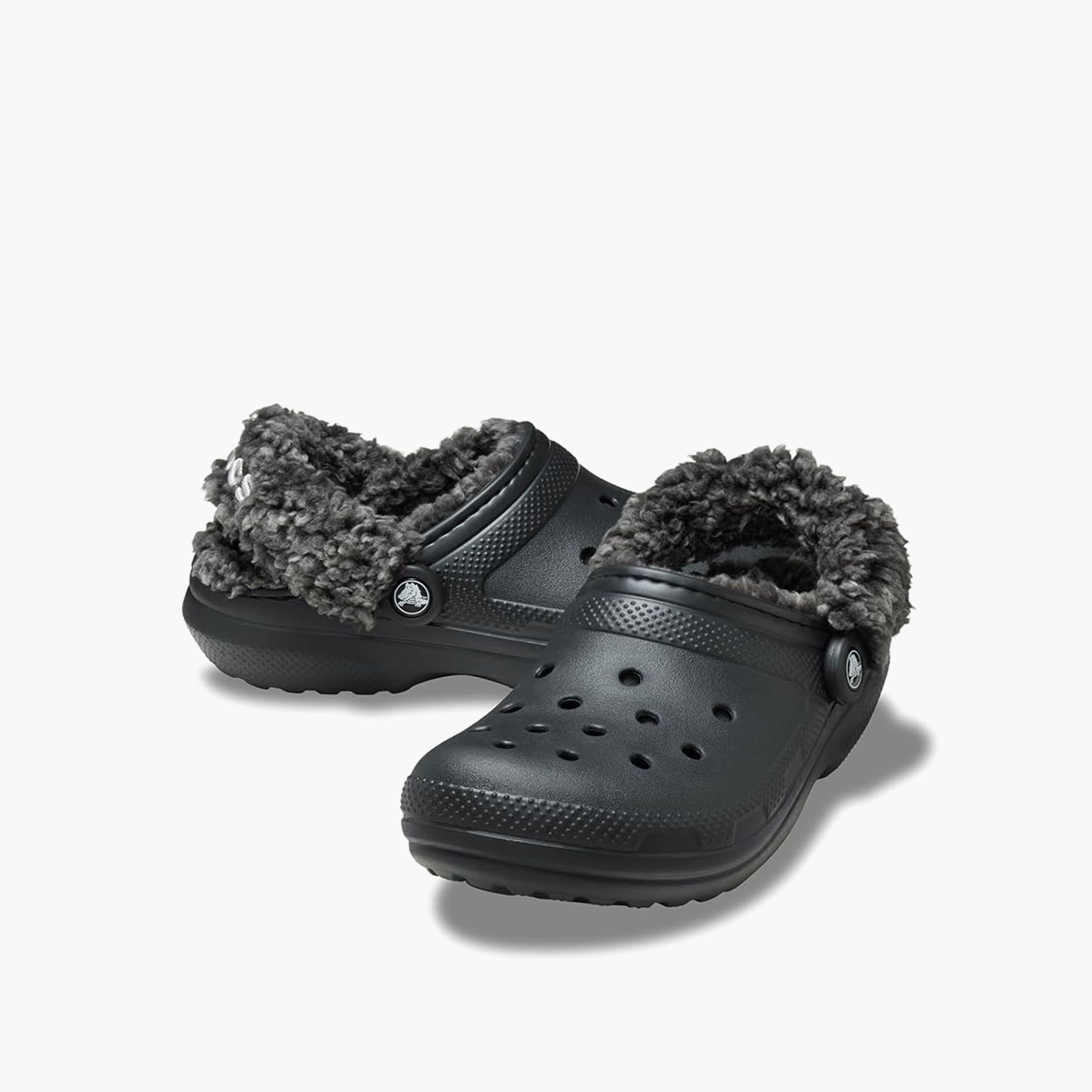 كروكس - حذاء كلاسيكي مبطن بالفرو حزام خلفي | 211396-001-men-shoes-flipflopsandslides-image-1