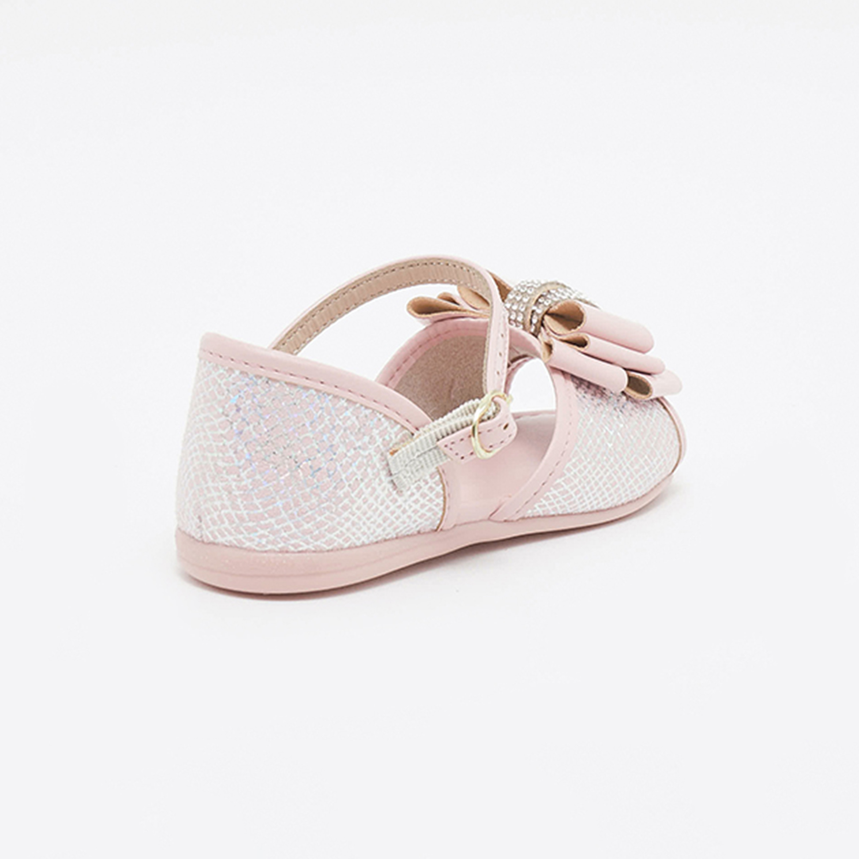 Molekinha by Geoomnii Kids Embellished Sandals with Bow Detail | 2114-265-24711       -girls-shoes-sandals-image-3