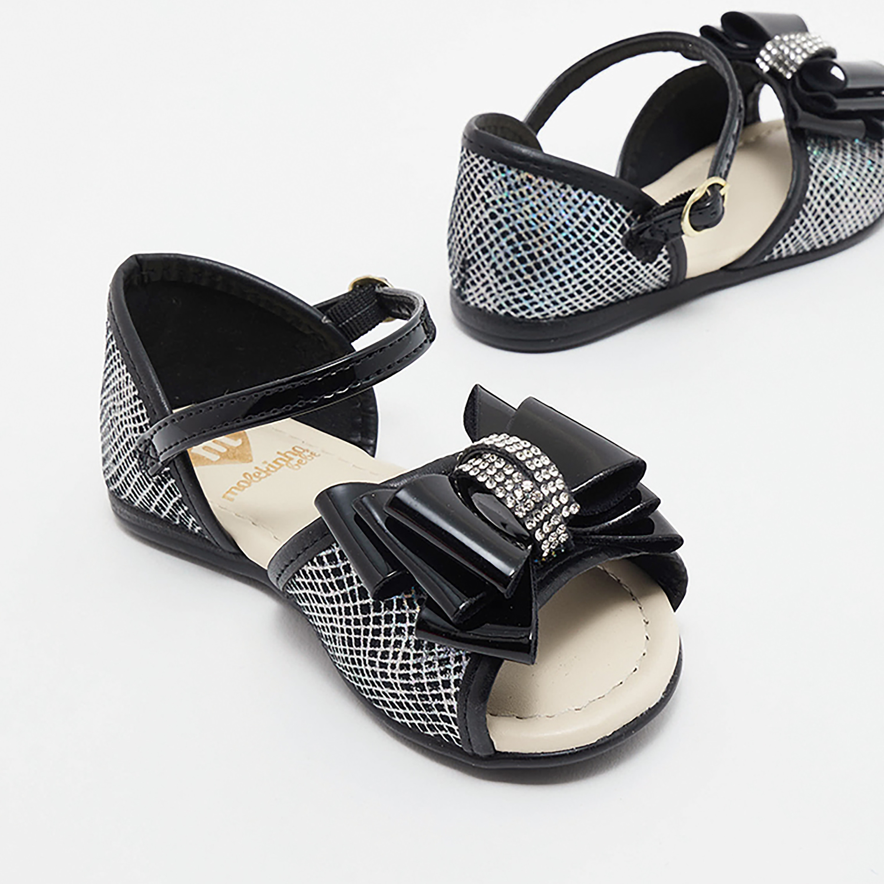 Molekinha by Geoomnii Kids Embellished Sandals with Bow Detail | 2114-265-24711       -girls-shoes-sandals-image-8