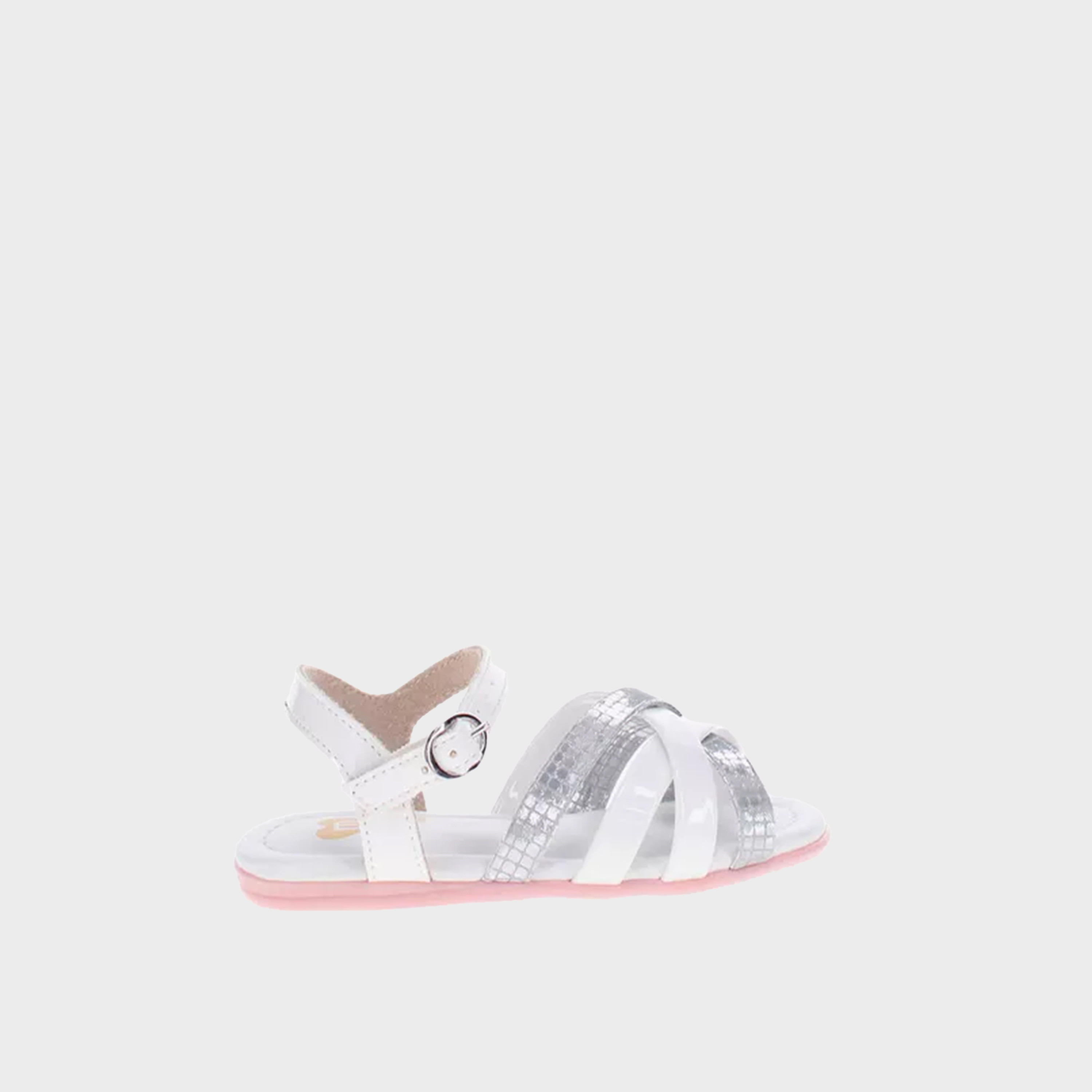 Molekinha by Geoomnii Girls Buckle Strap Raene Cross Strap Sandals | 2114-274-27772-17159      -girls-shoes-sandals-image-2
