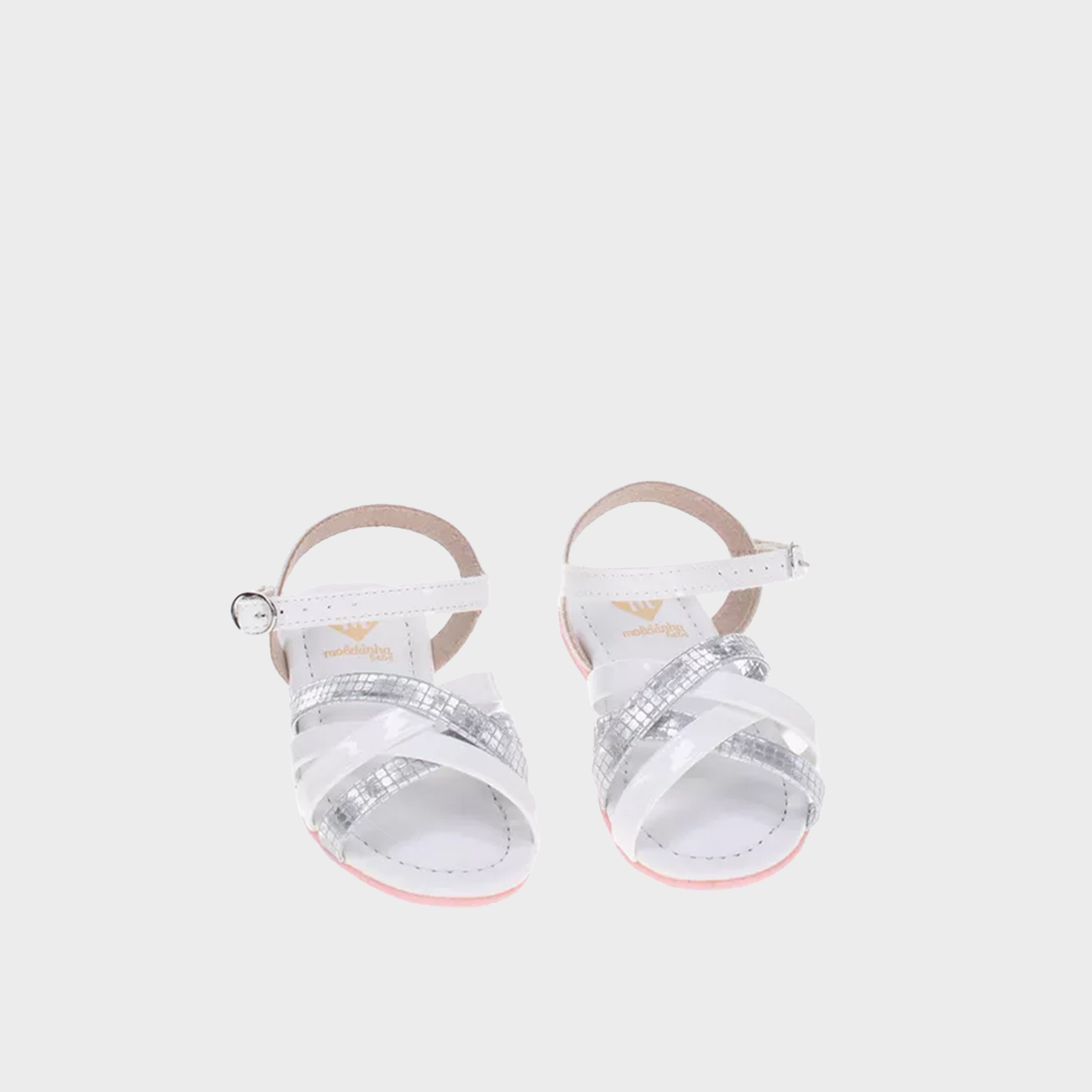 Molekinha by Geoomnii Girls Buckle Strap Raene Cross Strap Sandals | 2114-274-27772-17159      -girls-shoes-sandals-image-4