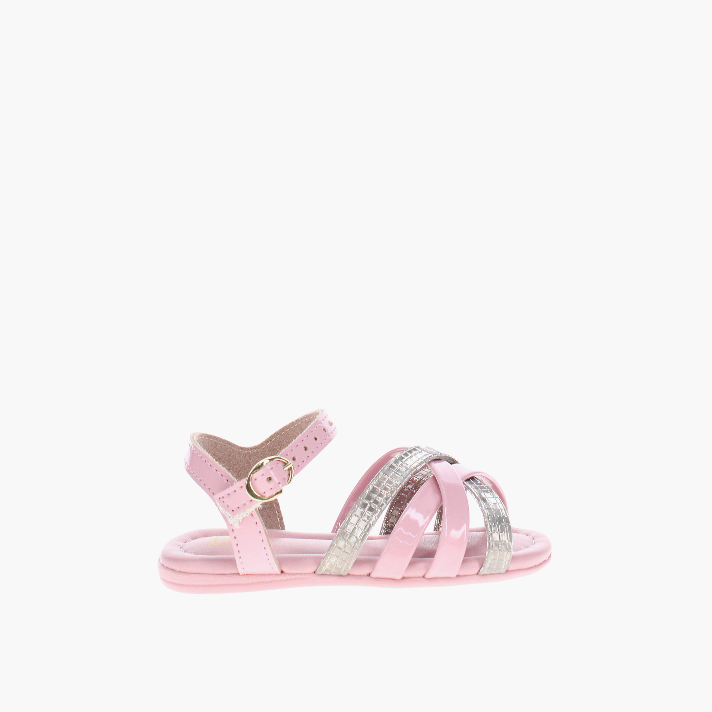 Molekinha by Geoomnii Girls Buckle Strap Qaest Cross Strap Sandals | 2114-274-27772-78736      -girls-shoes-sandals-image-2