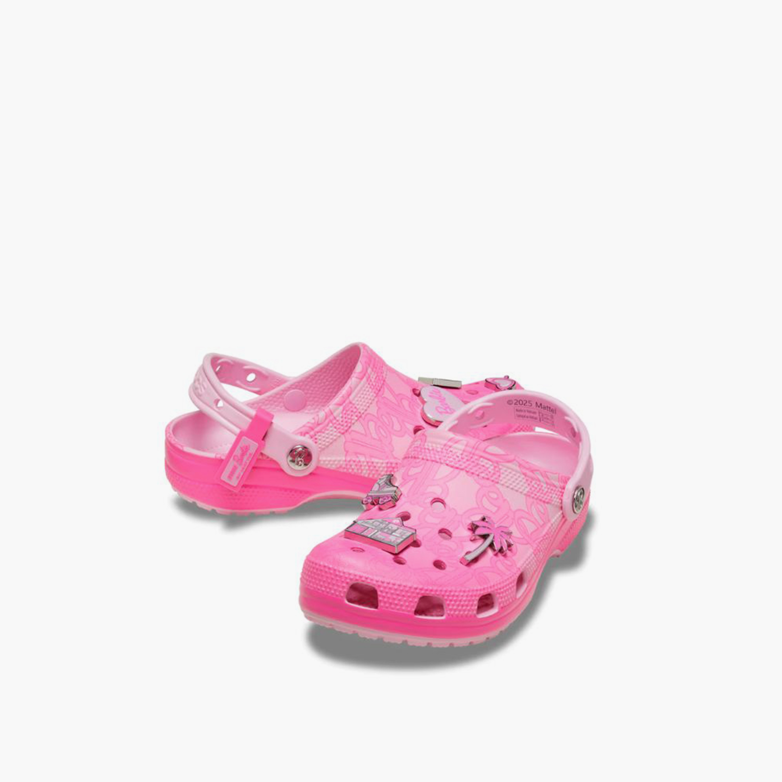 Crocs Women's Back Strap Mattel Pink Barbie Cls Clogs | 211405-90H-women-shoes-sandals-flats-image-1