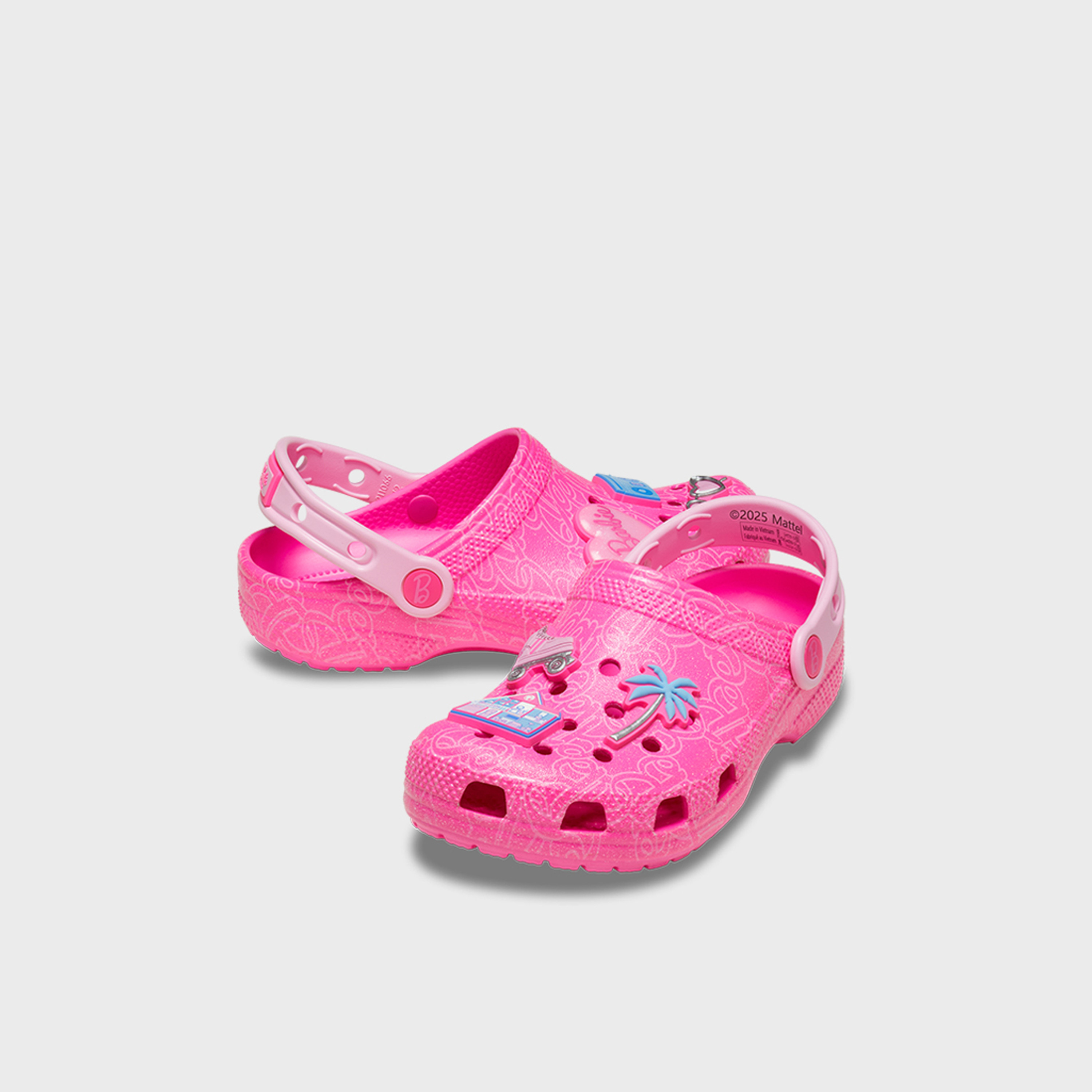 كروكس - حذاء باربي كلاسيكي حزام خلفي للبنات | 211406-90H-girls-shoes-flipflopsandslides-image-1