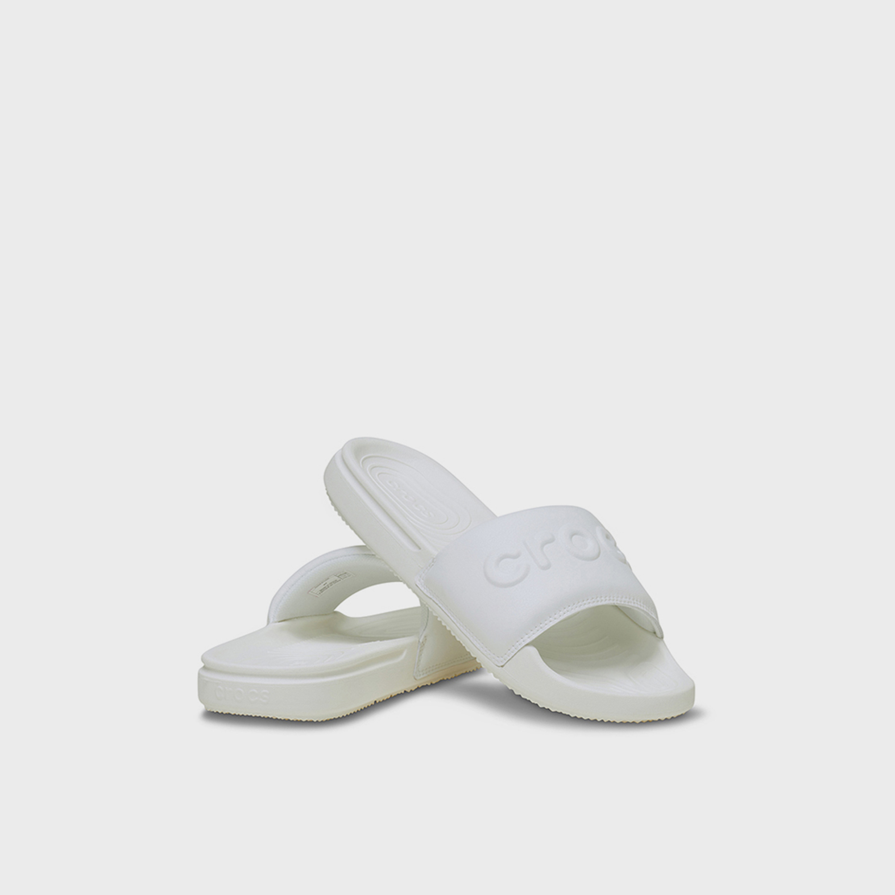 Crocs Women's Slip-On All Day Flat Slides | 211430-100-women-shoes-flipflopsandslides-image-1