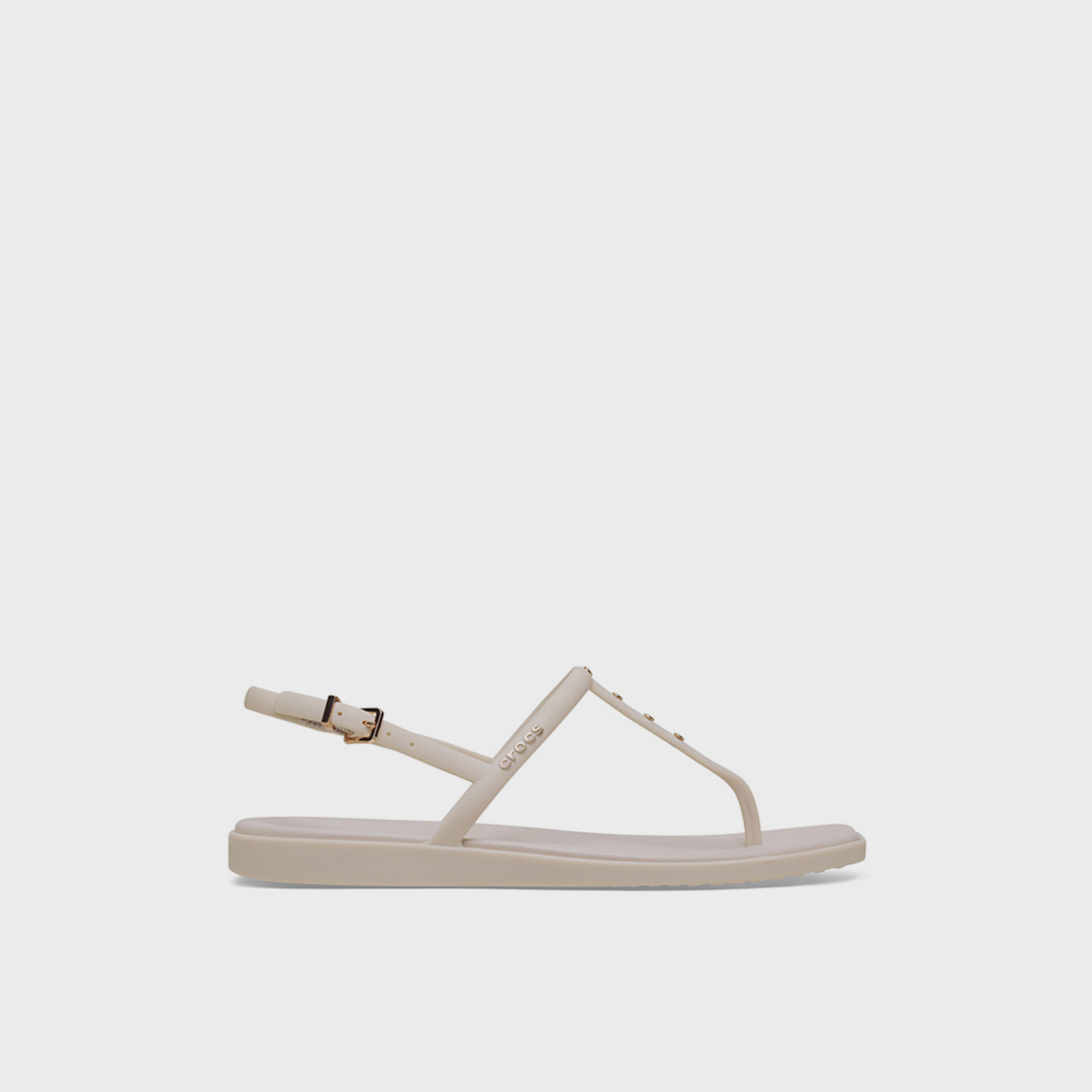 Crocs Women's Buckle Strap Miami Flat Thong Sandals | 211495-0LL-women-shoes-sandals-flats-image-5