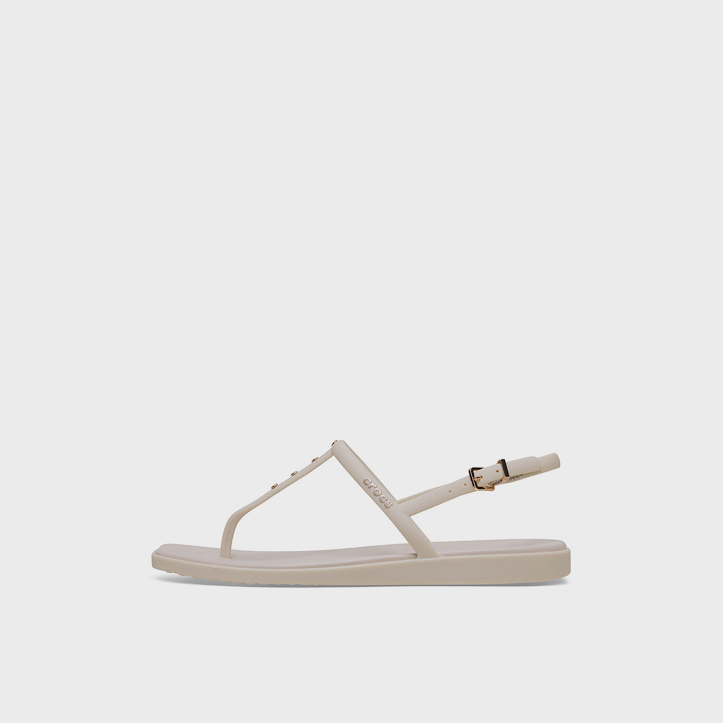 Crocs Women's Buckle Strap Miami Flat Thong Sandals | 211495-0LL-women-shoes-sandals-flats-image-6