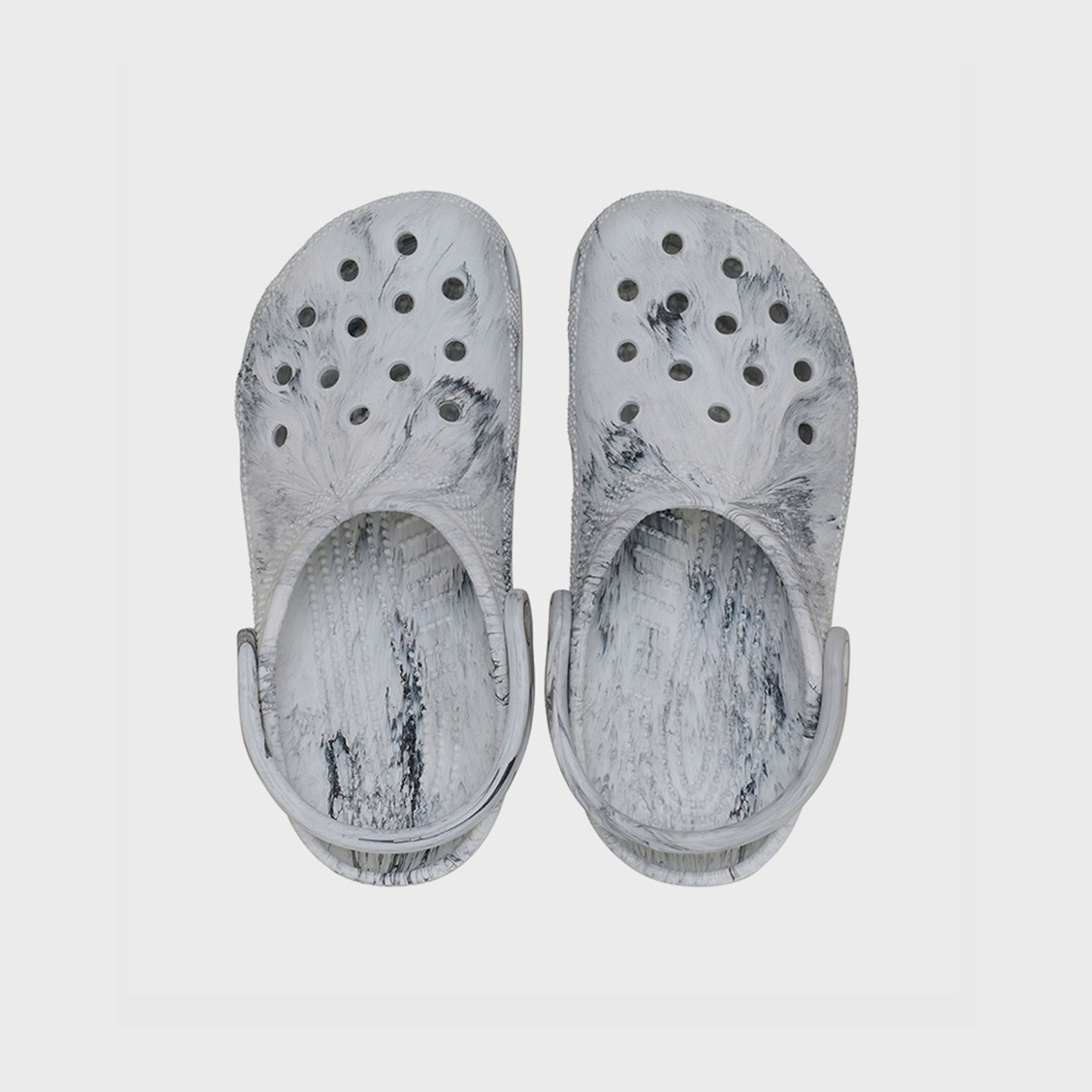 كروكس - قبقاب سهل الارتداء للجنسين بنقشة ألوان مائي رخامي | 211583-1WZ-men-shoes-flipflopsandslides-image-3