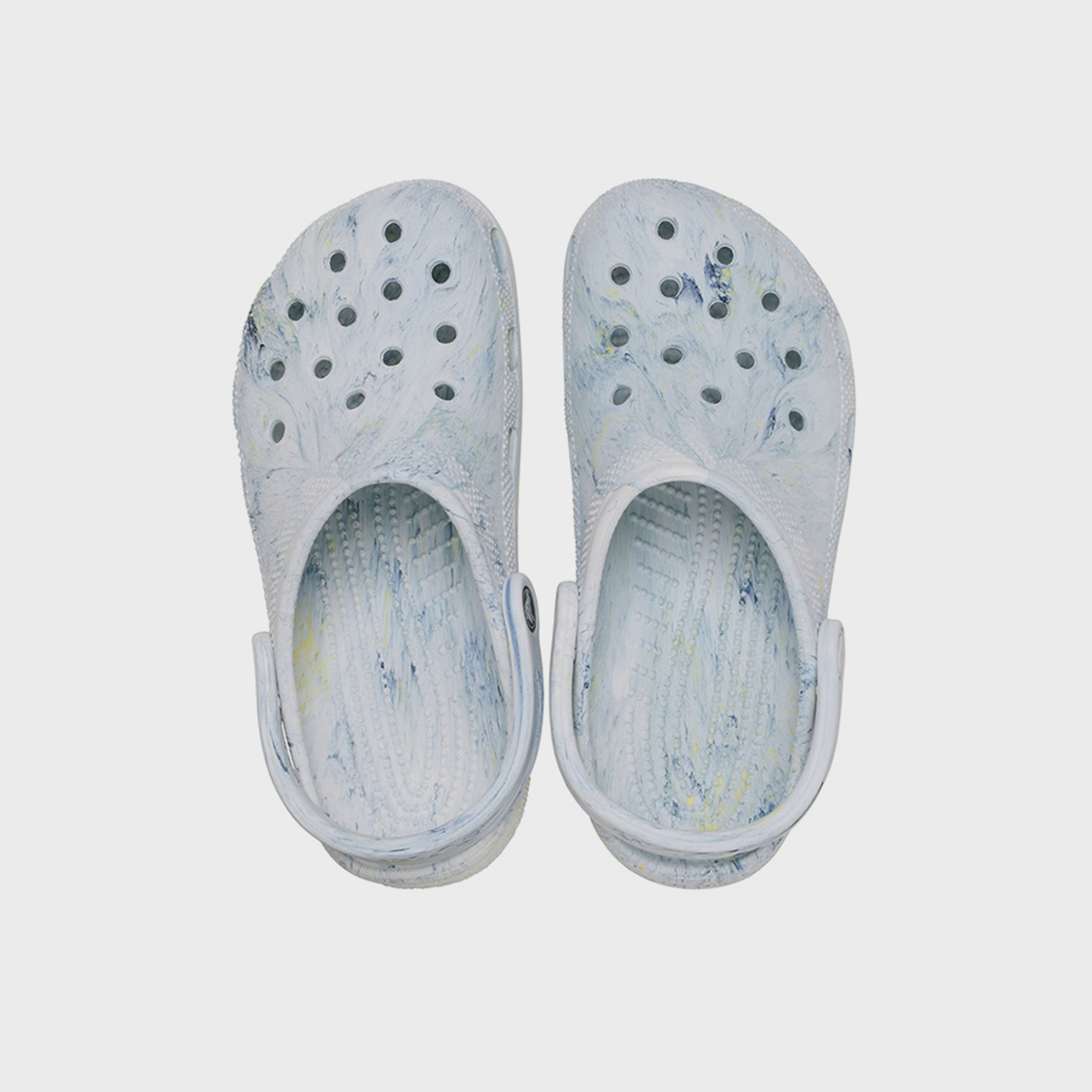 Crocs Unisex Slip On Cls Watercolor Marbled Clogs | 211583-4ZE-men-shoes-flipflopsandslides-image-3