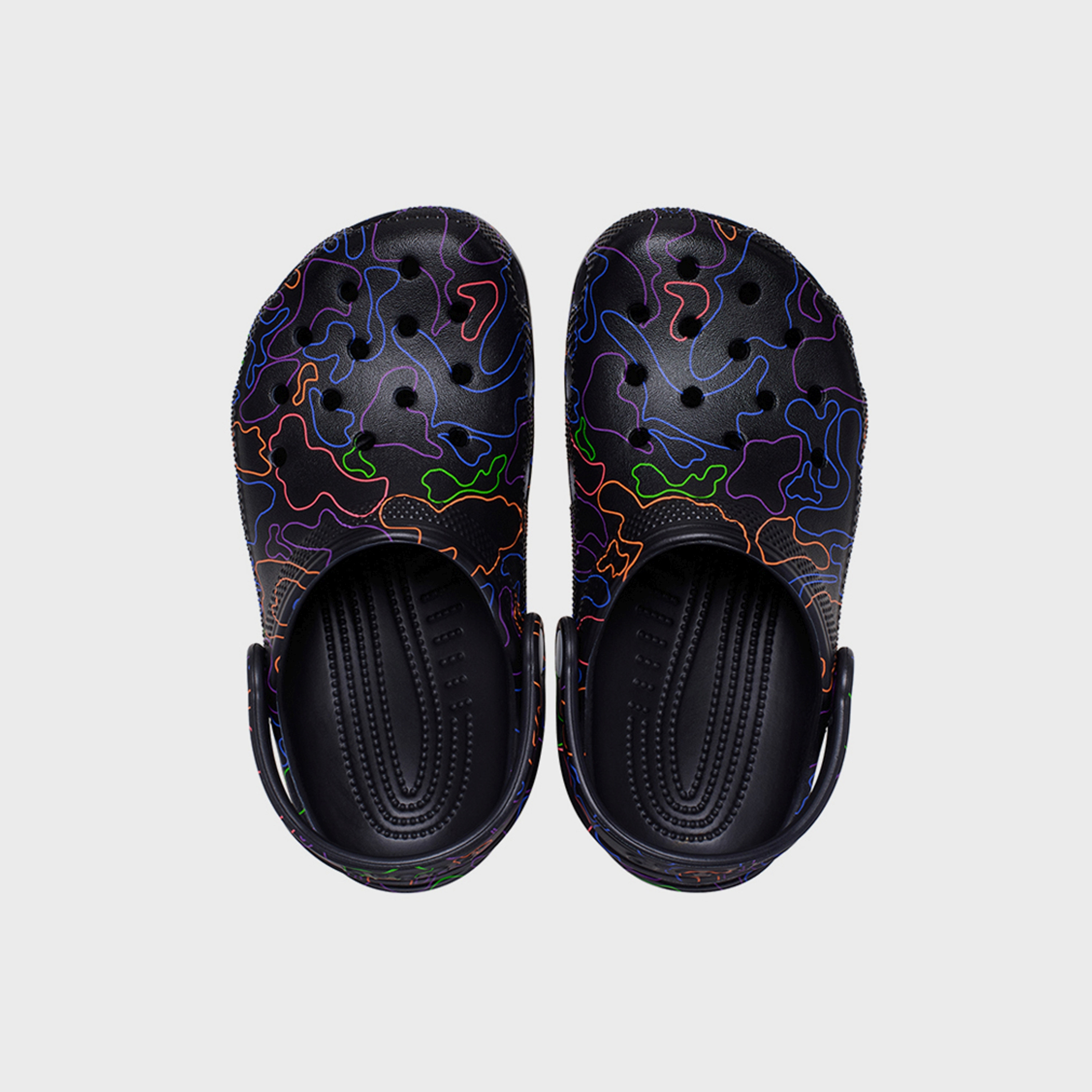 Crocs Kids Slip On Clsc Hi Vis Camo Clog | 211585-0C4-boys-shoes-flipflopsandslides-image-4