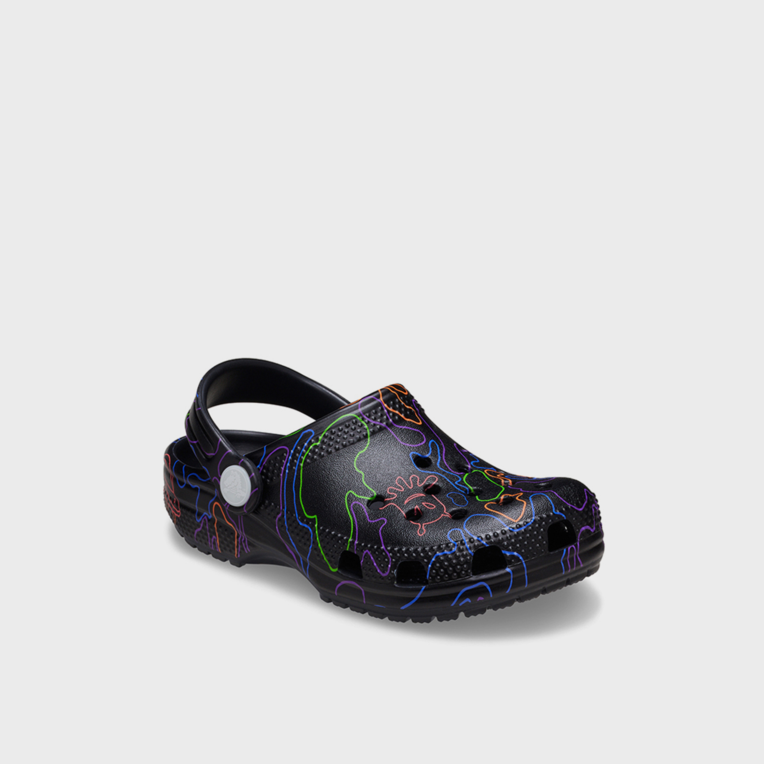 Crocs Kids Slip-On Clsc Hi Vis Camo Clogs | 211589-0C4-boys-shoes-flipflopsandslides-image-3